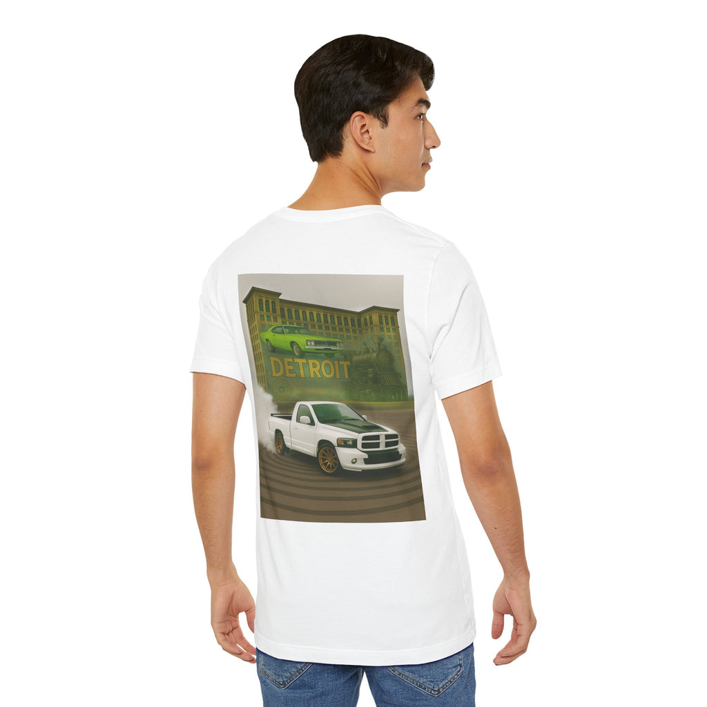 Dream Car Tee - Station Steel & Spray Paint - White
