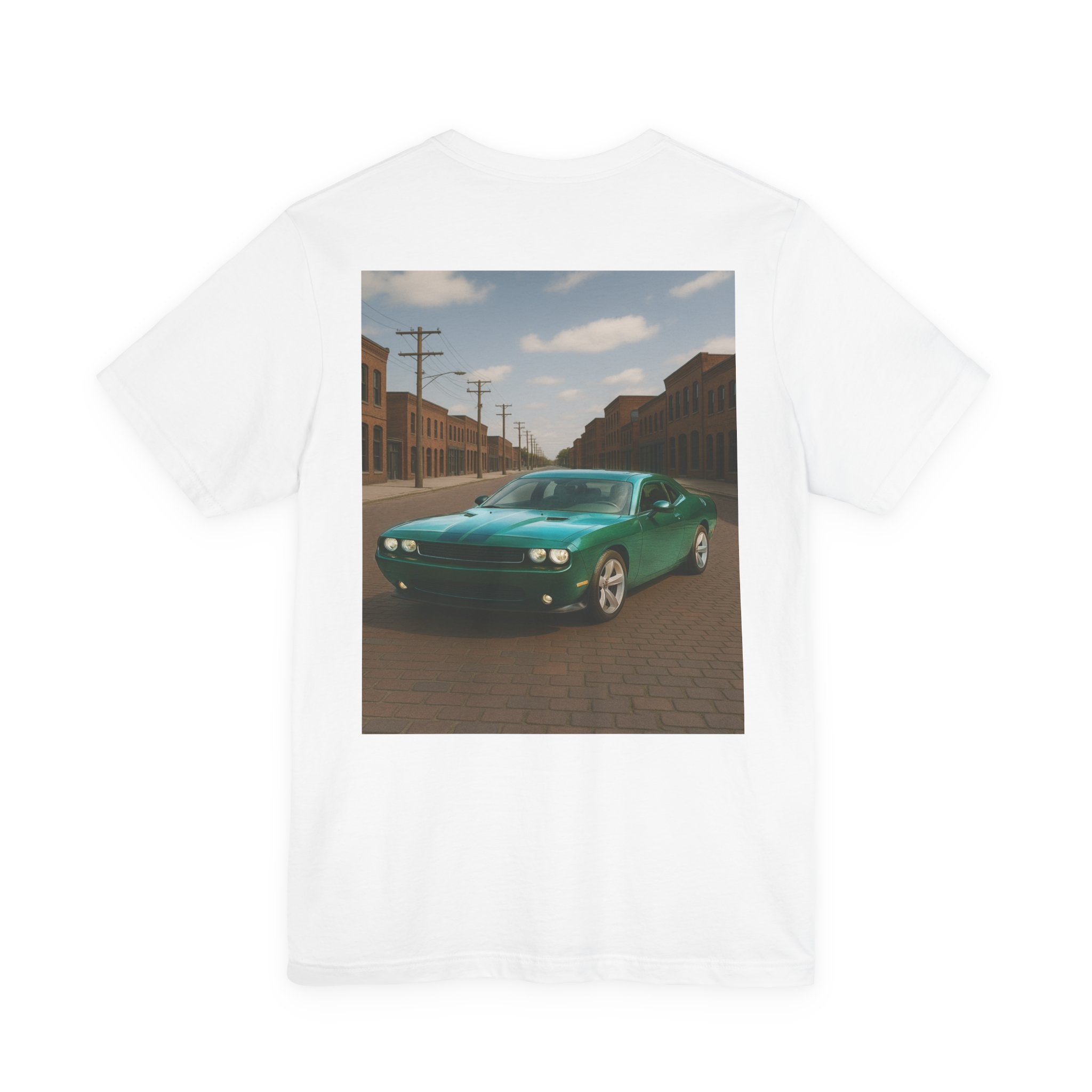 Dream Car Tee - Corktown Muscle Coupe - Military Green