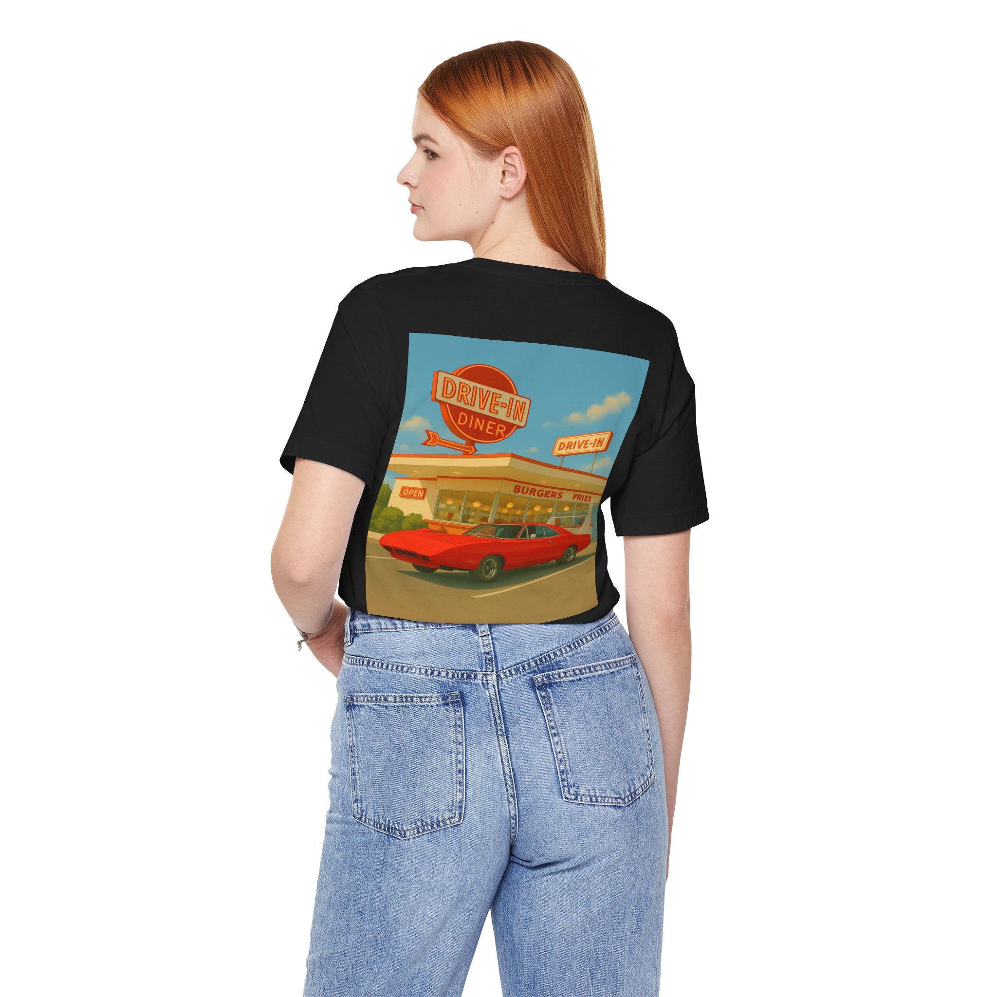 Dream Car Tee – Retro Aero Cruiser - Red
