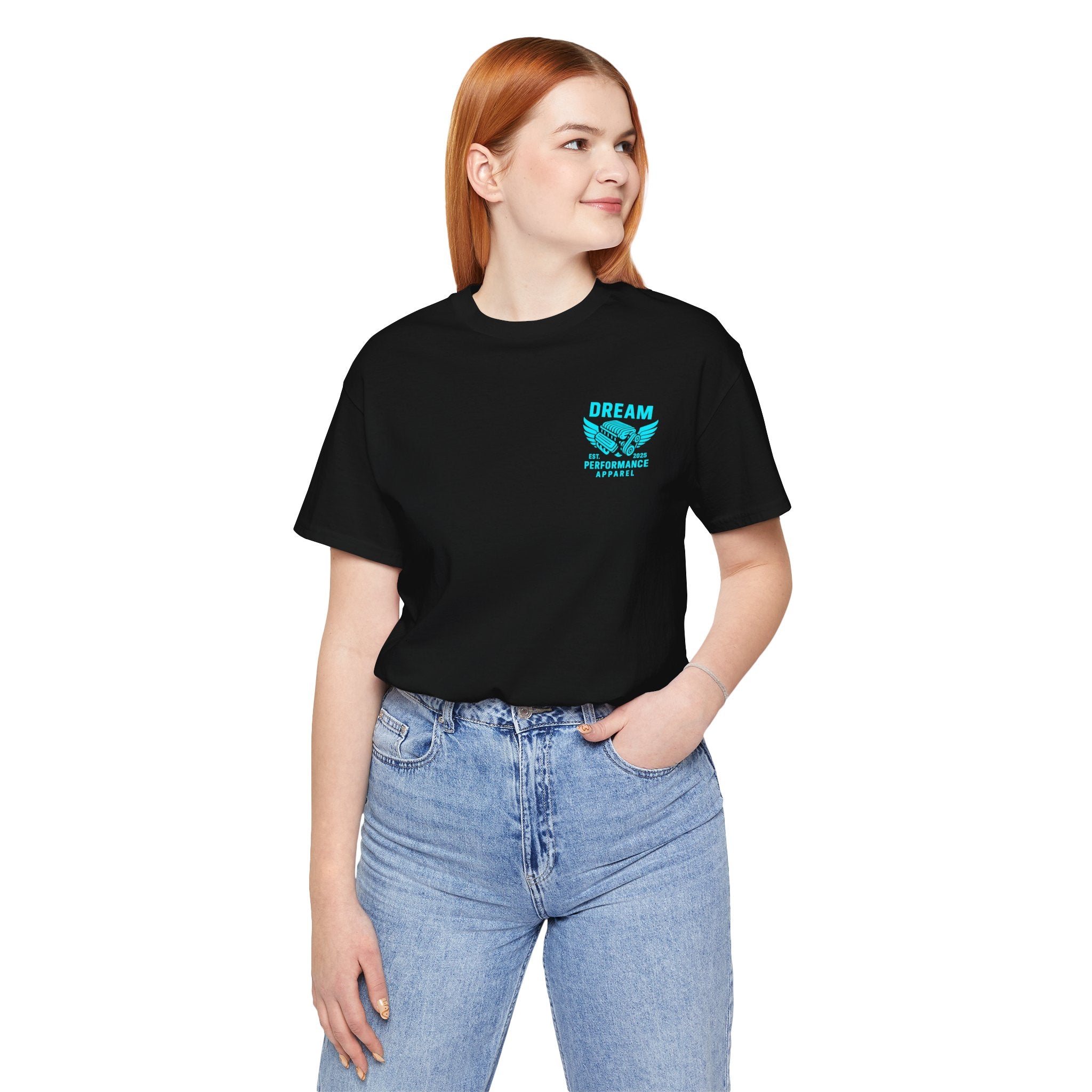 Dream Car Tee - Classic Front Logo - LIght Blue