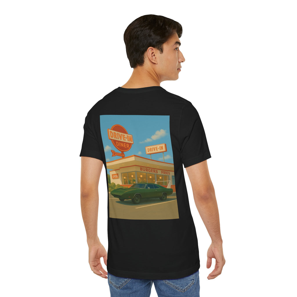 Dream Car Tee – Retro Aero Cruiser - Military Green