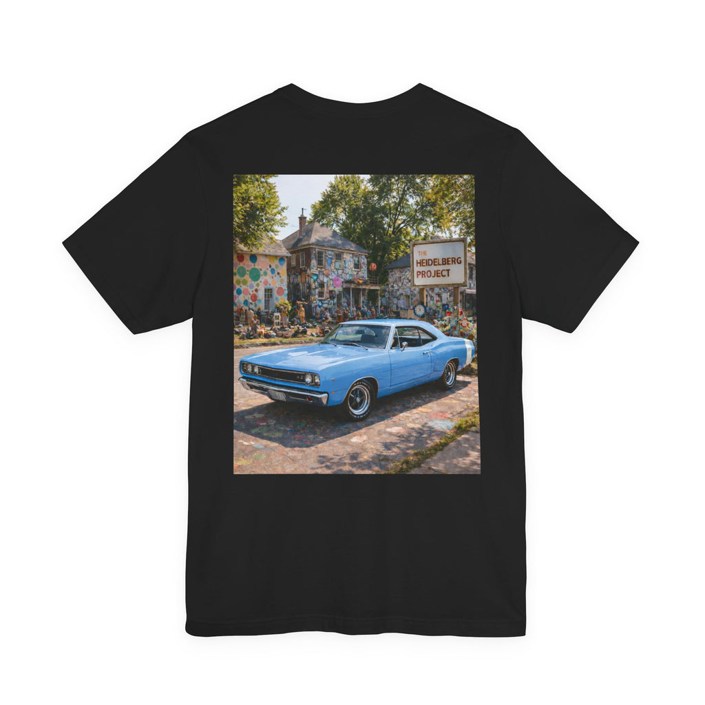 Dream Car Tee - Motor City Mural Machine Baby Blue