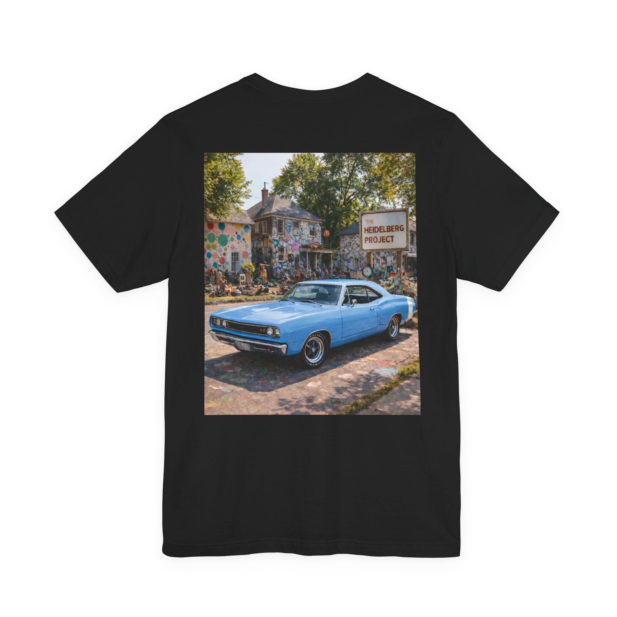 Dream Car Tee - Motor City Mural Machine Baby Blue