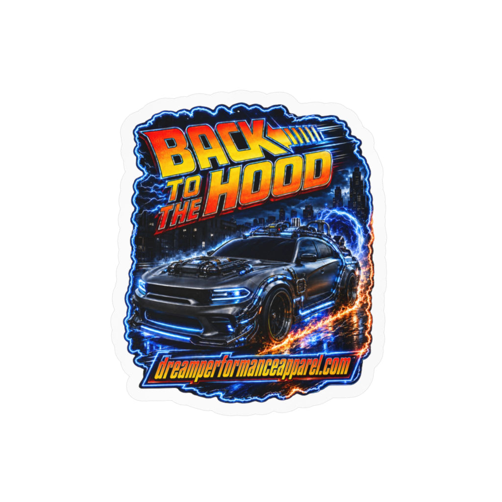 Back to the hood sticker