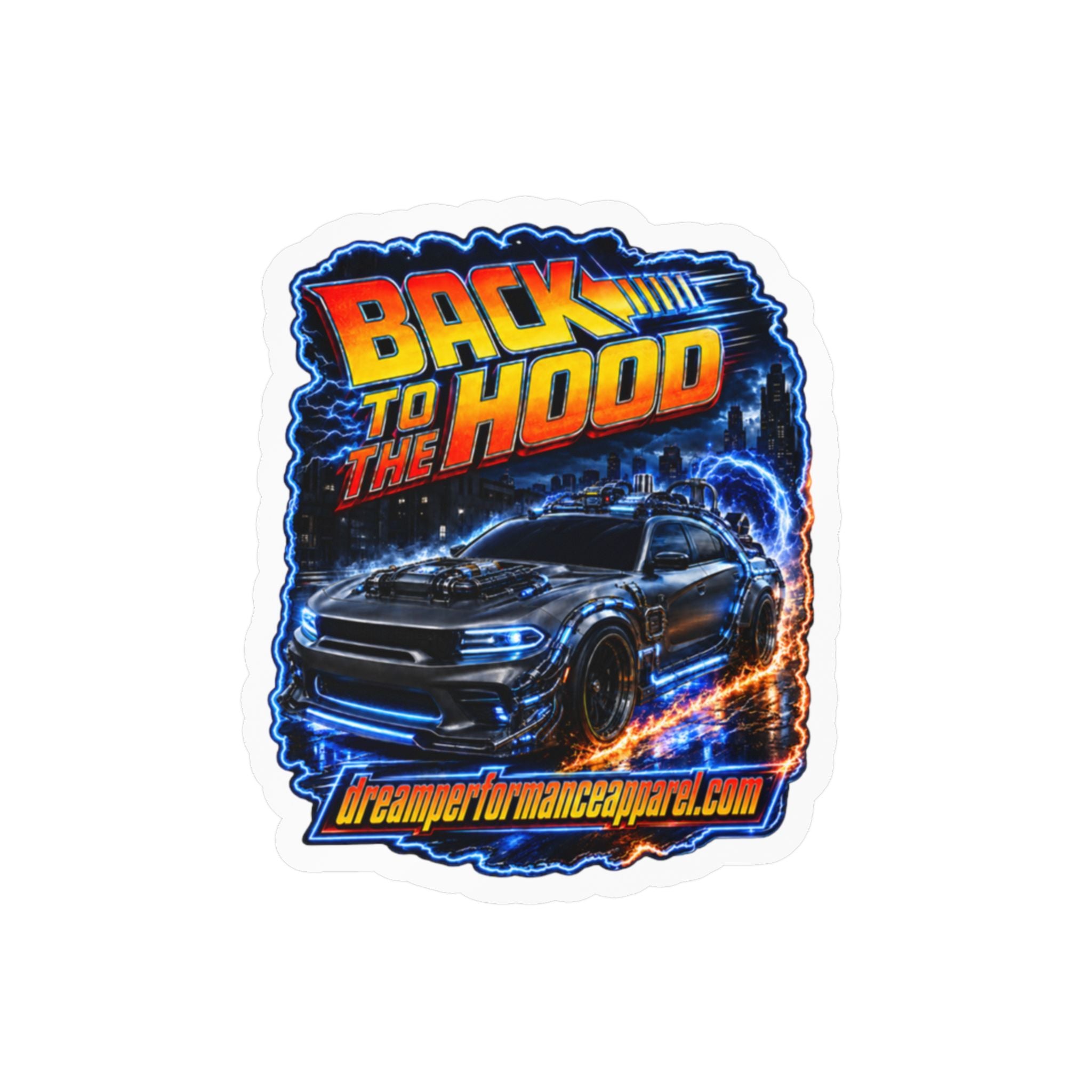 Back to the hood sticker