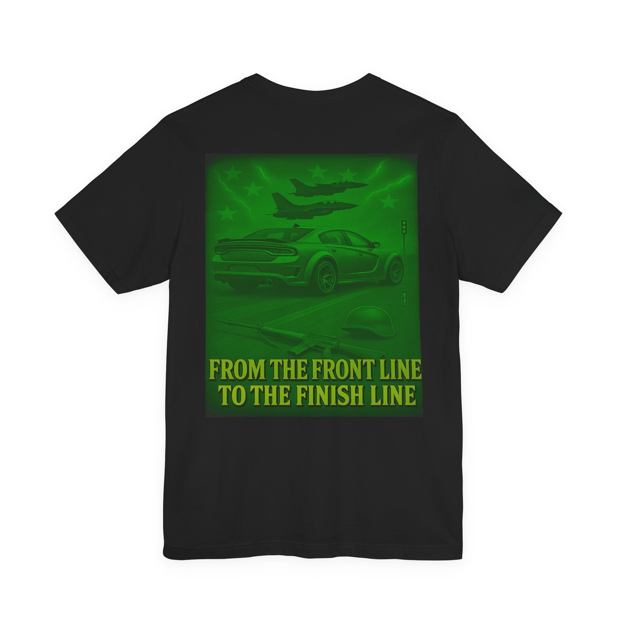 Dream Car Tee – Supercharged Sedan - Military Green