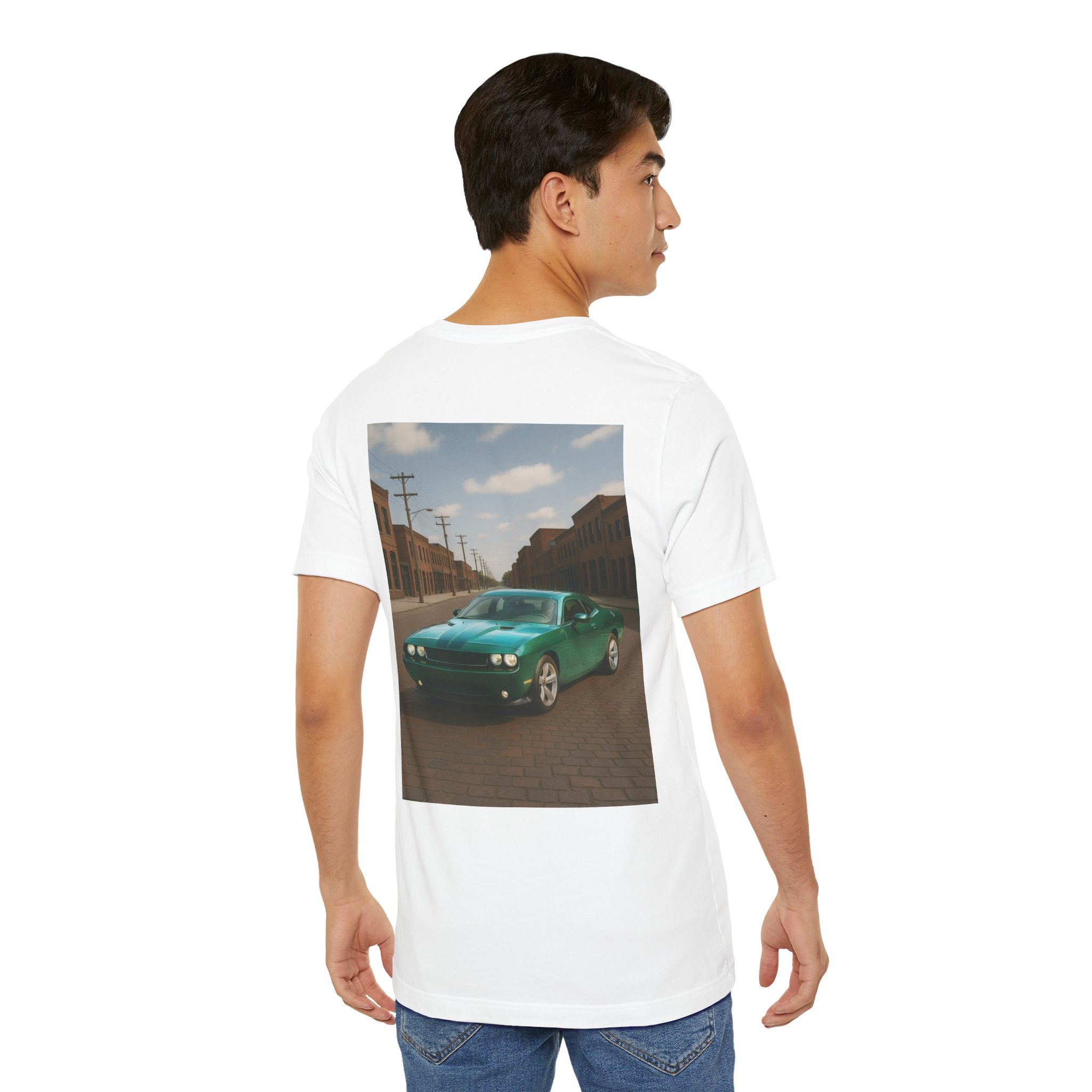 Dream Car Tee - Corktown Muscle Coupe - Military Green