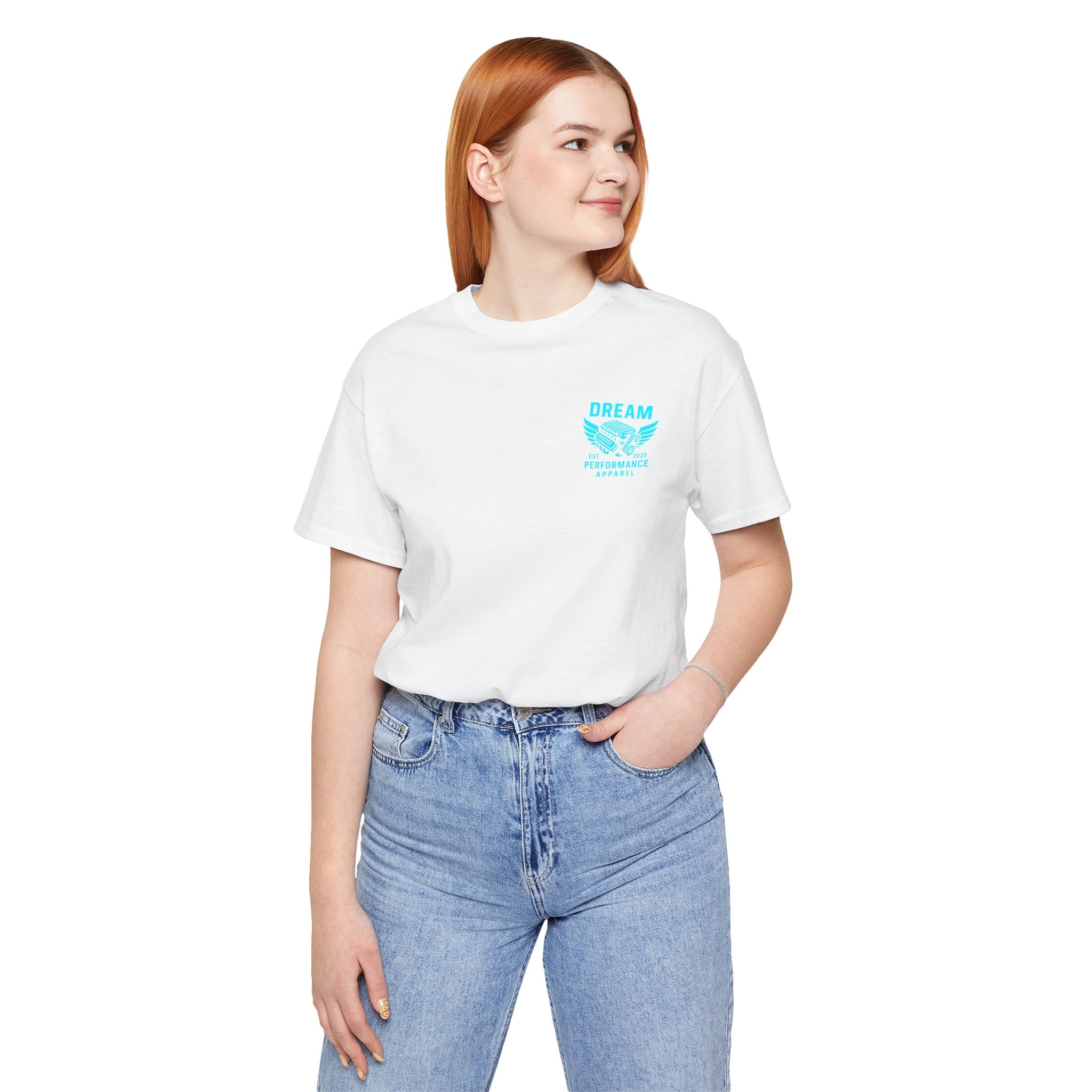 Dream Car Tee - Classic Front Logo - LIght Blue