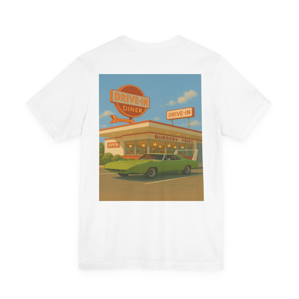 Dream Car Tee – Retro Aero Cruiser - Lime Green