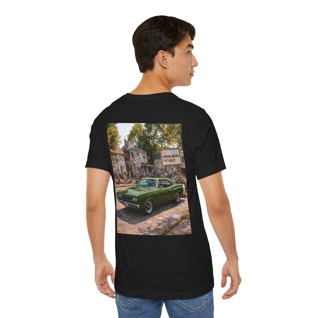 Dream Car Tee - Motor City Mural Machine Military Green