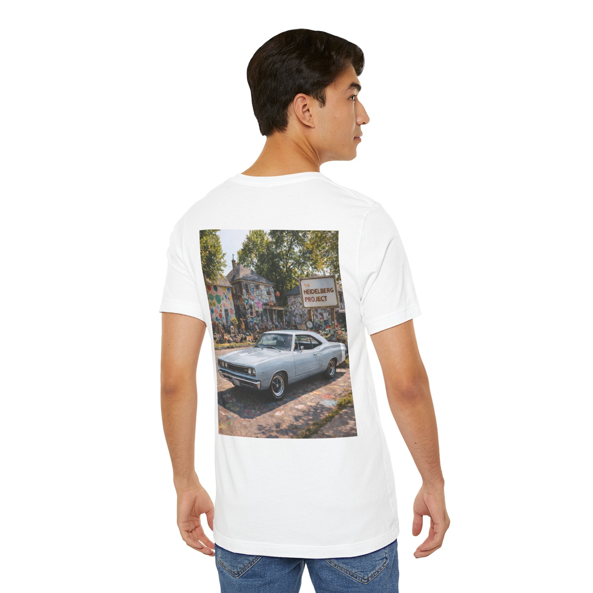 Dream Car Tee - Motor City Mural Machine Gray
