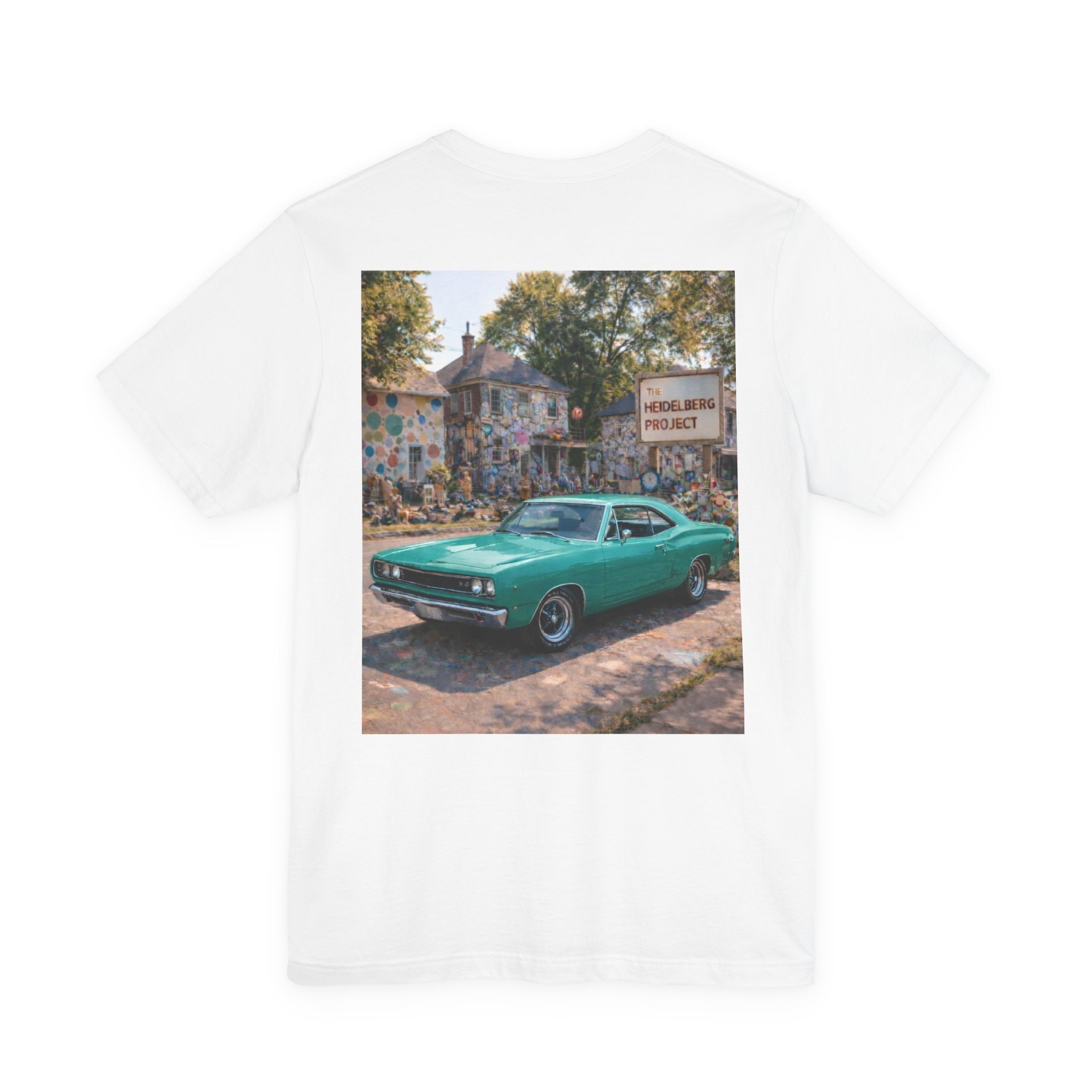 Dream Car Tee - Motor City Mural Machine Teal
