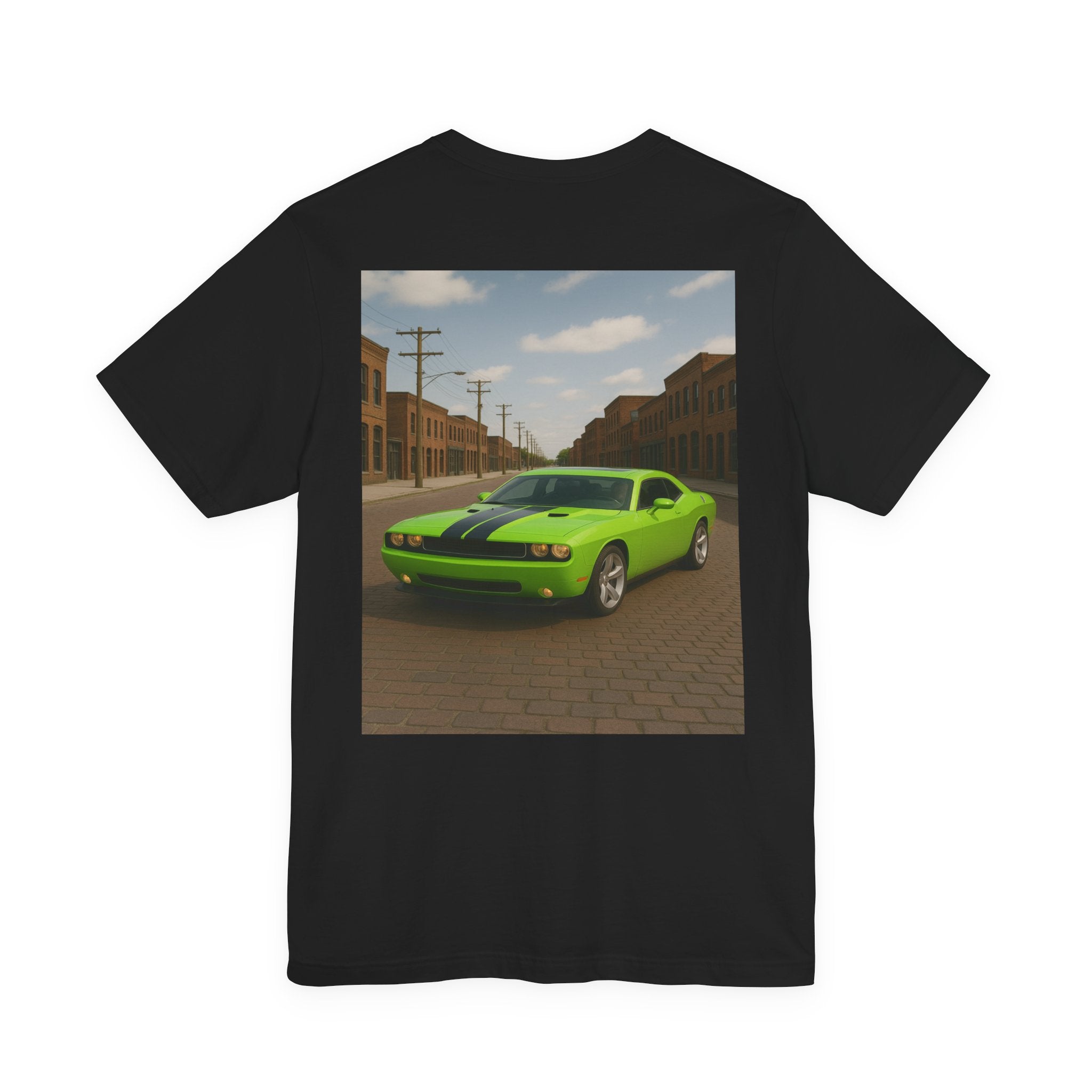 Dream Car Tee - Corktown Muscle Coupe - Lime Green