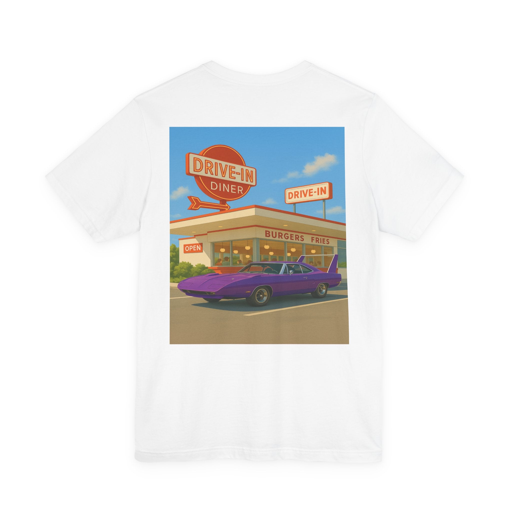 Dream Car Tee – Retro Aero Cruiser - Purple
