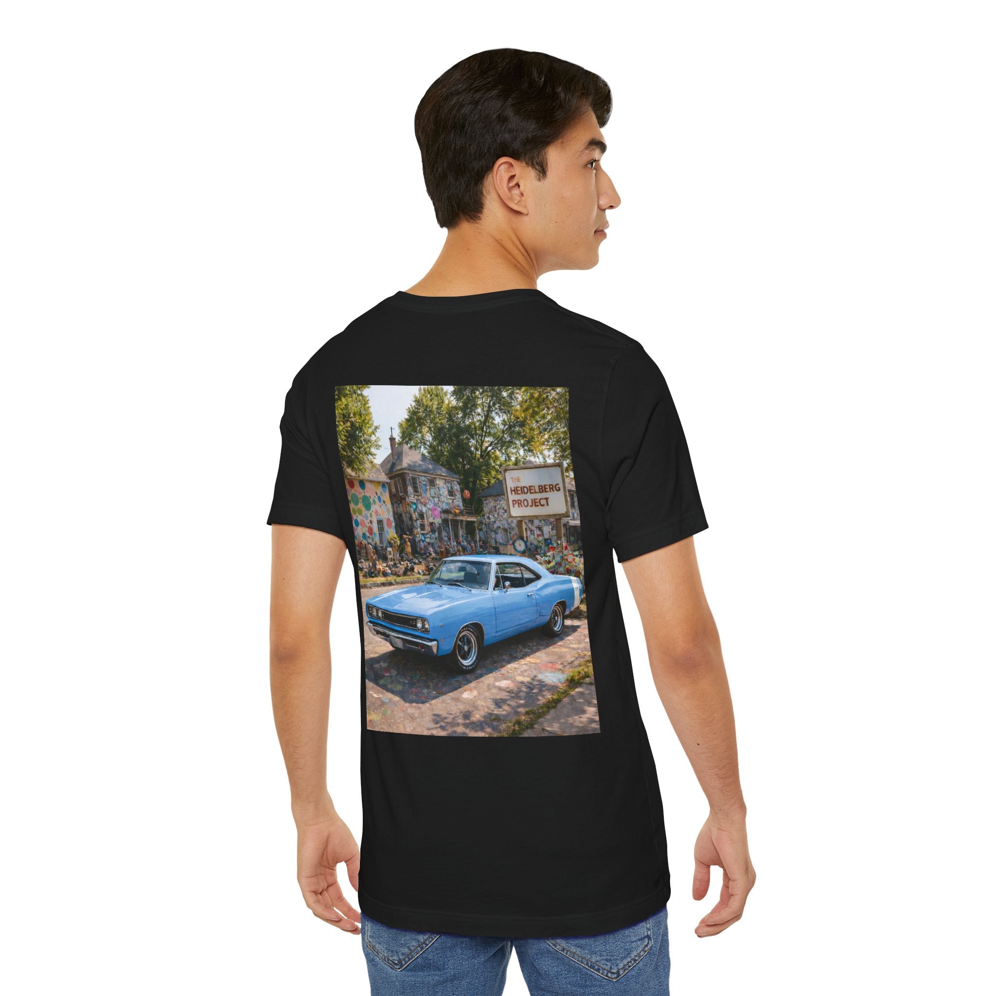 Dream Car Tee - Motor City Mural Machine Baby Blue