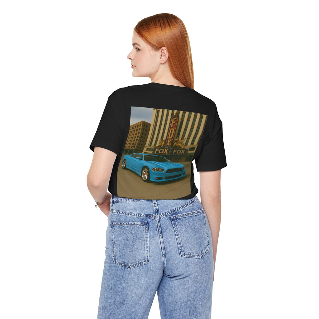 Dream Car Tee - Fox Light & Horsepower Nights - Light Blue