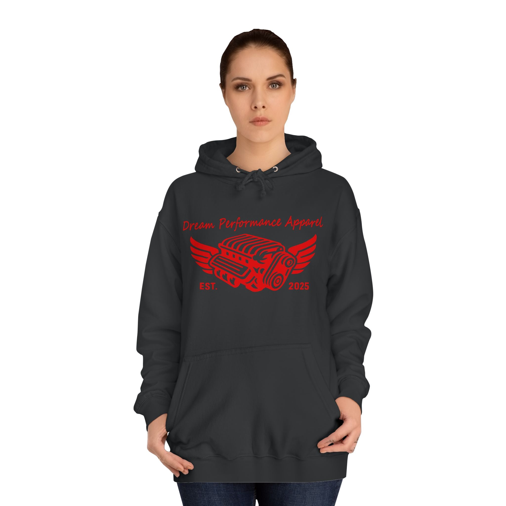 Dream Car Hoodie - Classic Front logo - Red