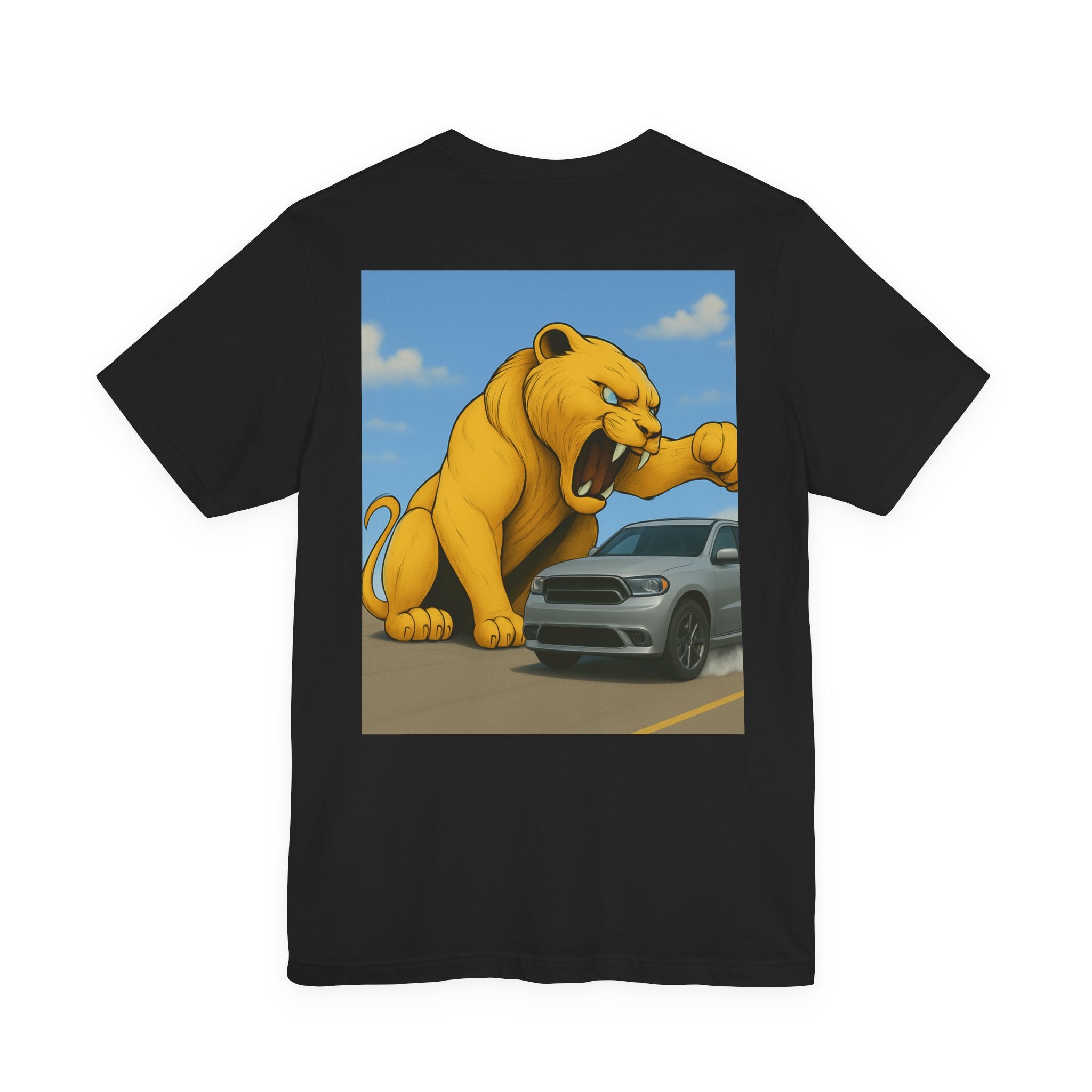 Dream Car Tee – Tiger Chasin Tail Lights -Gray