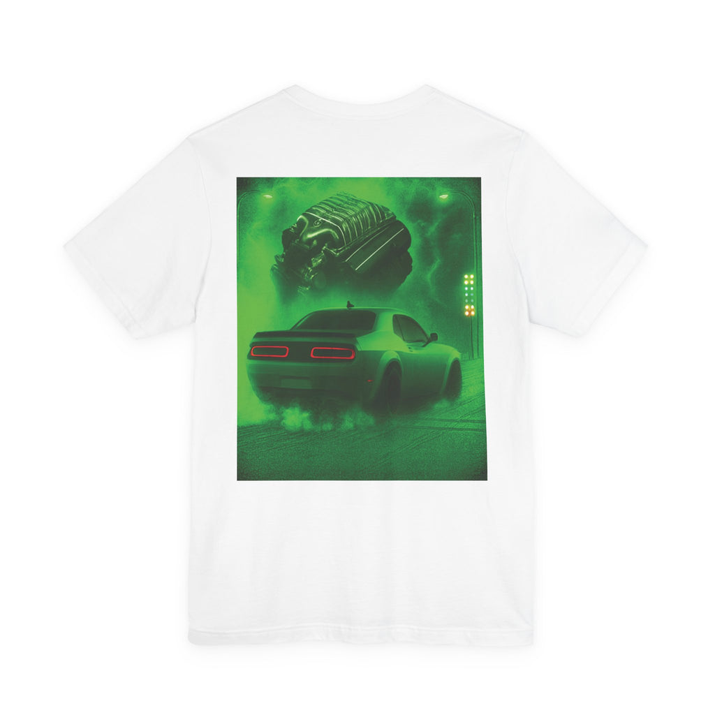 Dream Car Tee - Modern Widebody Coupe - Lime Green