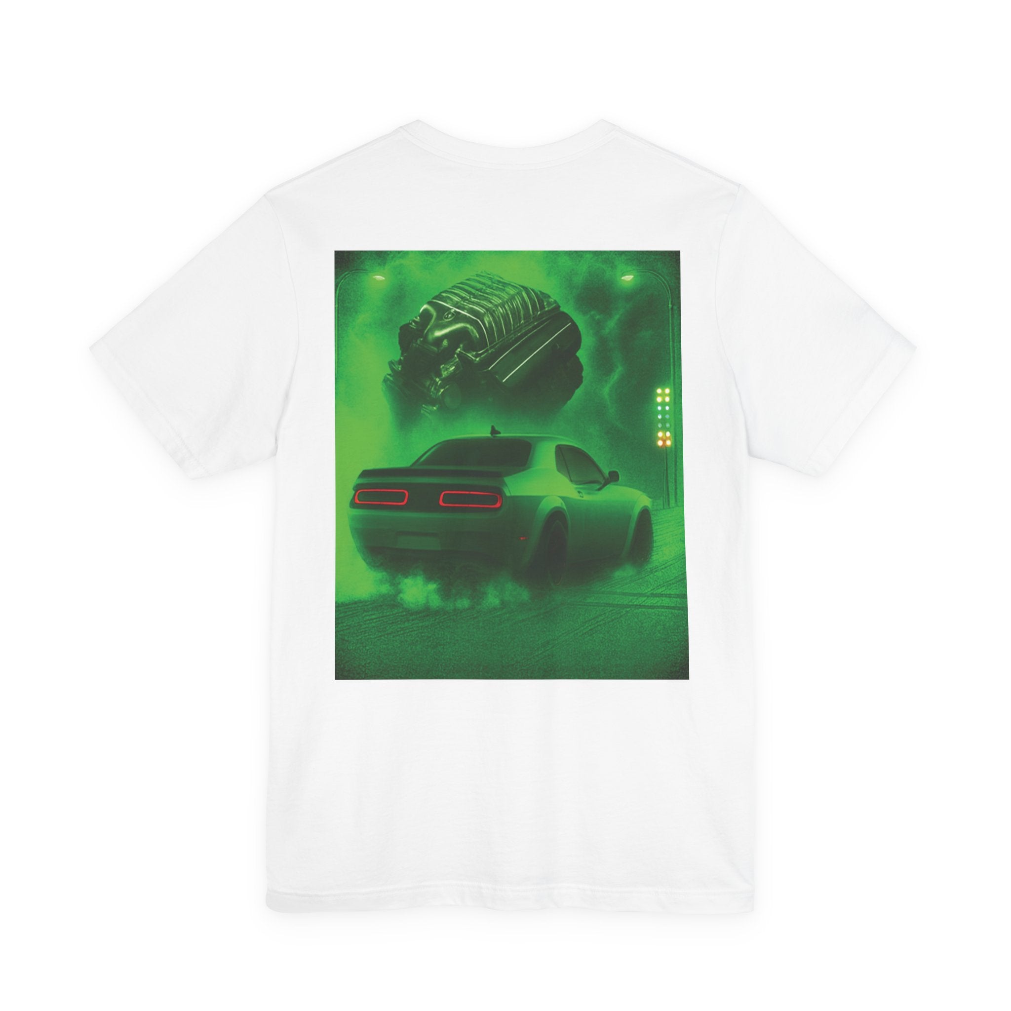 Dream Car Tee - Modern Widebody Coupe - Lime Green