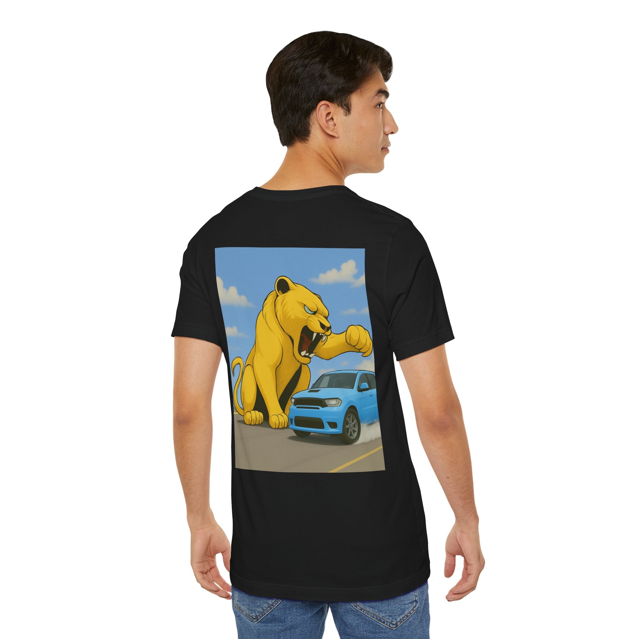 Dream Car Tee – Tiger Chasin Tail Lights - Light Blue