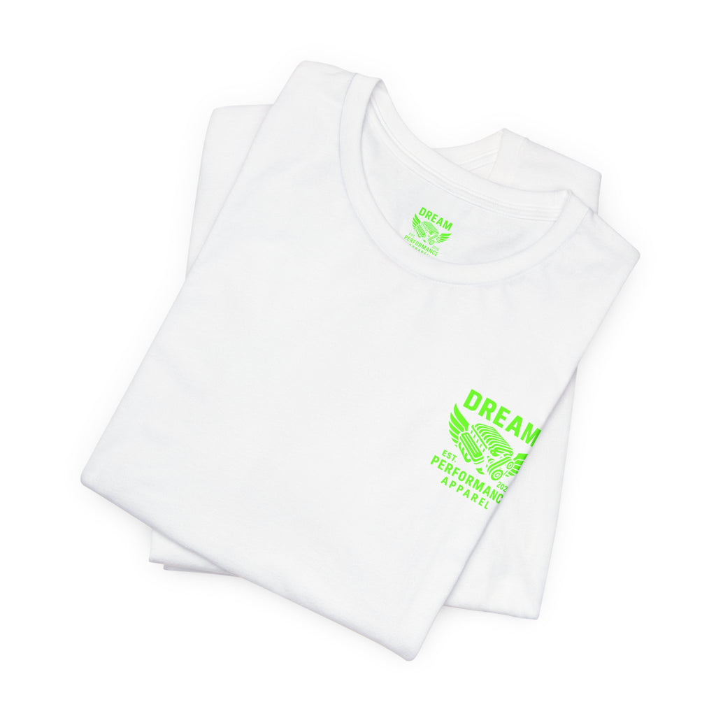 Dream Car Tee - Classic Front Logo - Lime Green