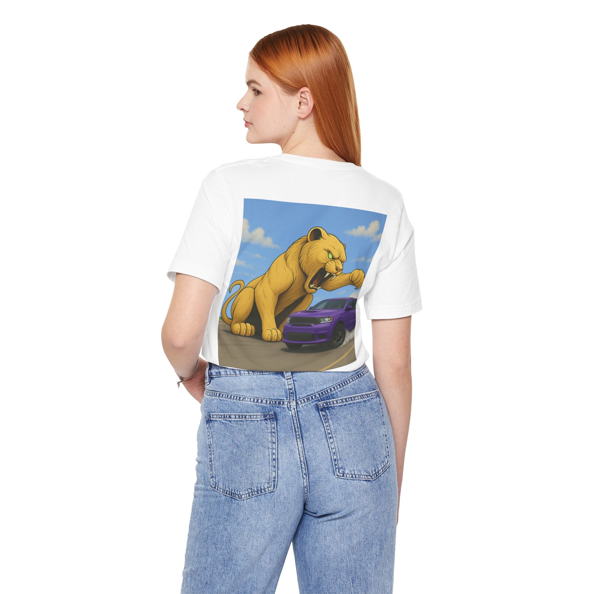 Dream Car Tee – Tiger Chasin Tail Lights - Light Purple