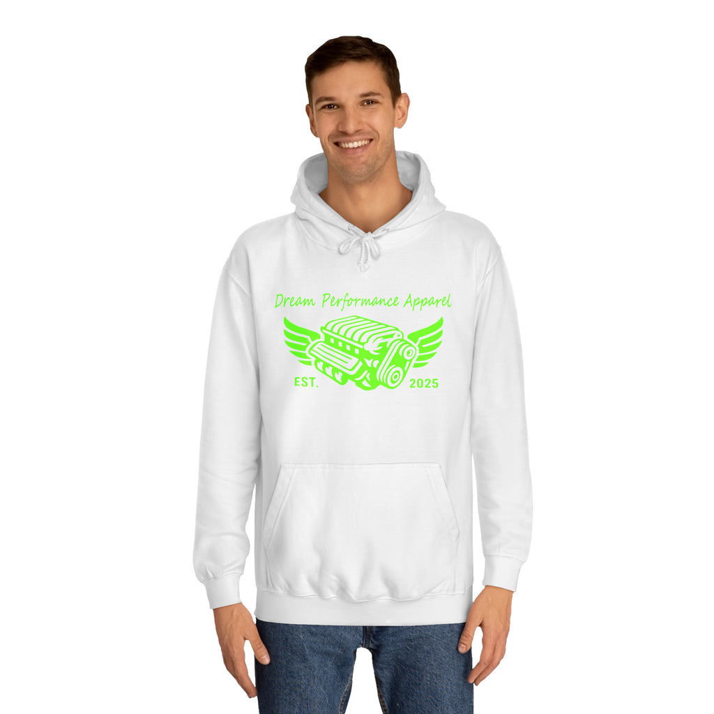 Dream Car Hoodie - Classic Front logo - Lime Green