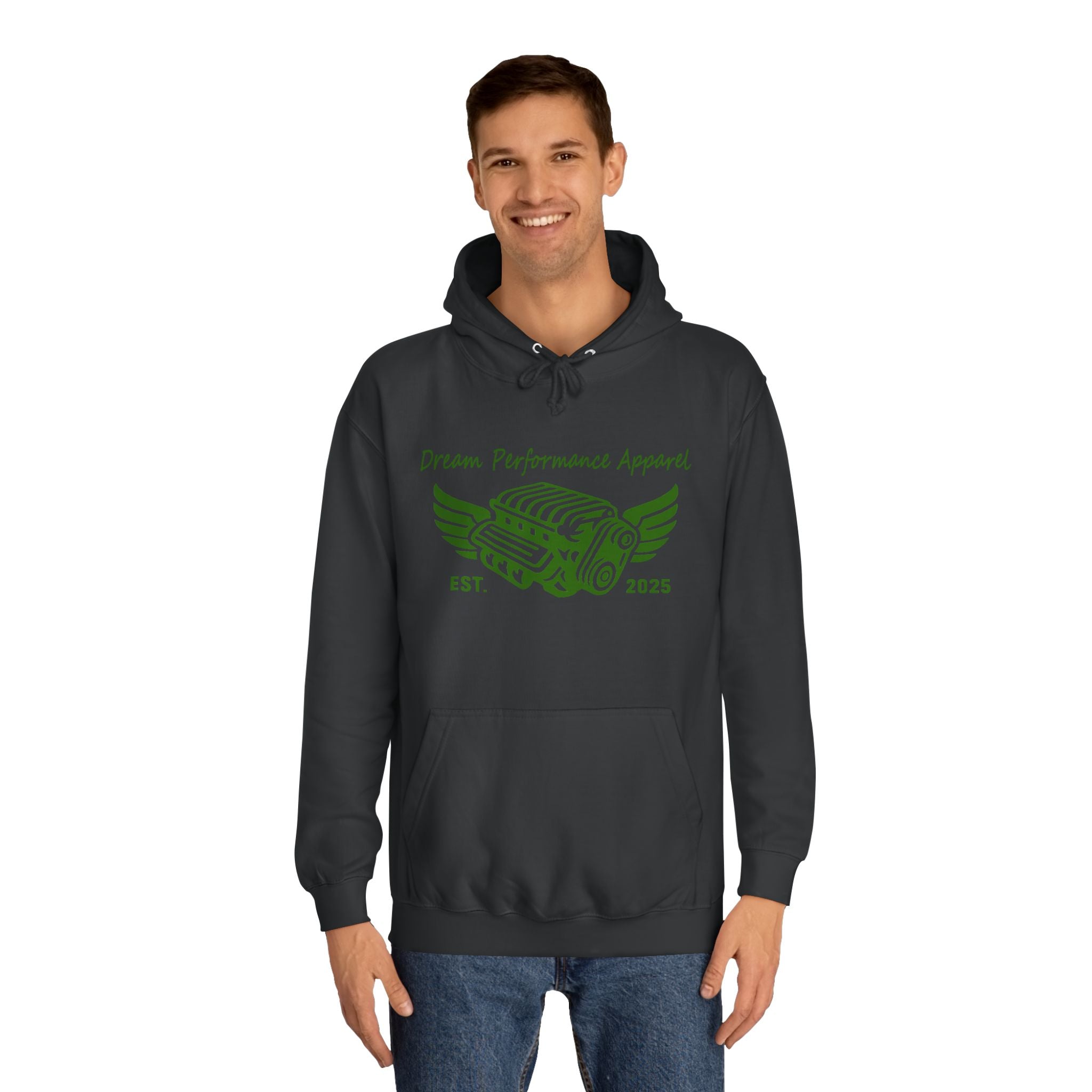 Dream Car Hoodie - Classic Front logo - Military Green
