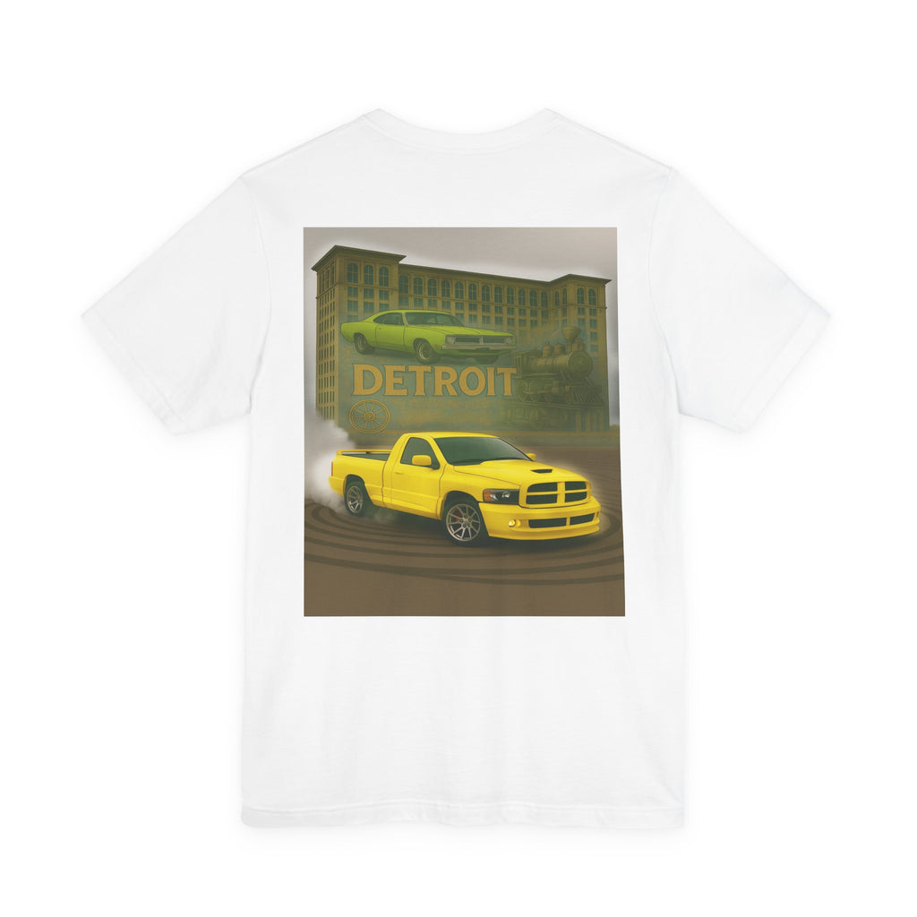 Dream Car Tee - Station Steel & Spray Paint - Yellow