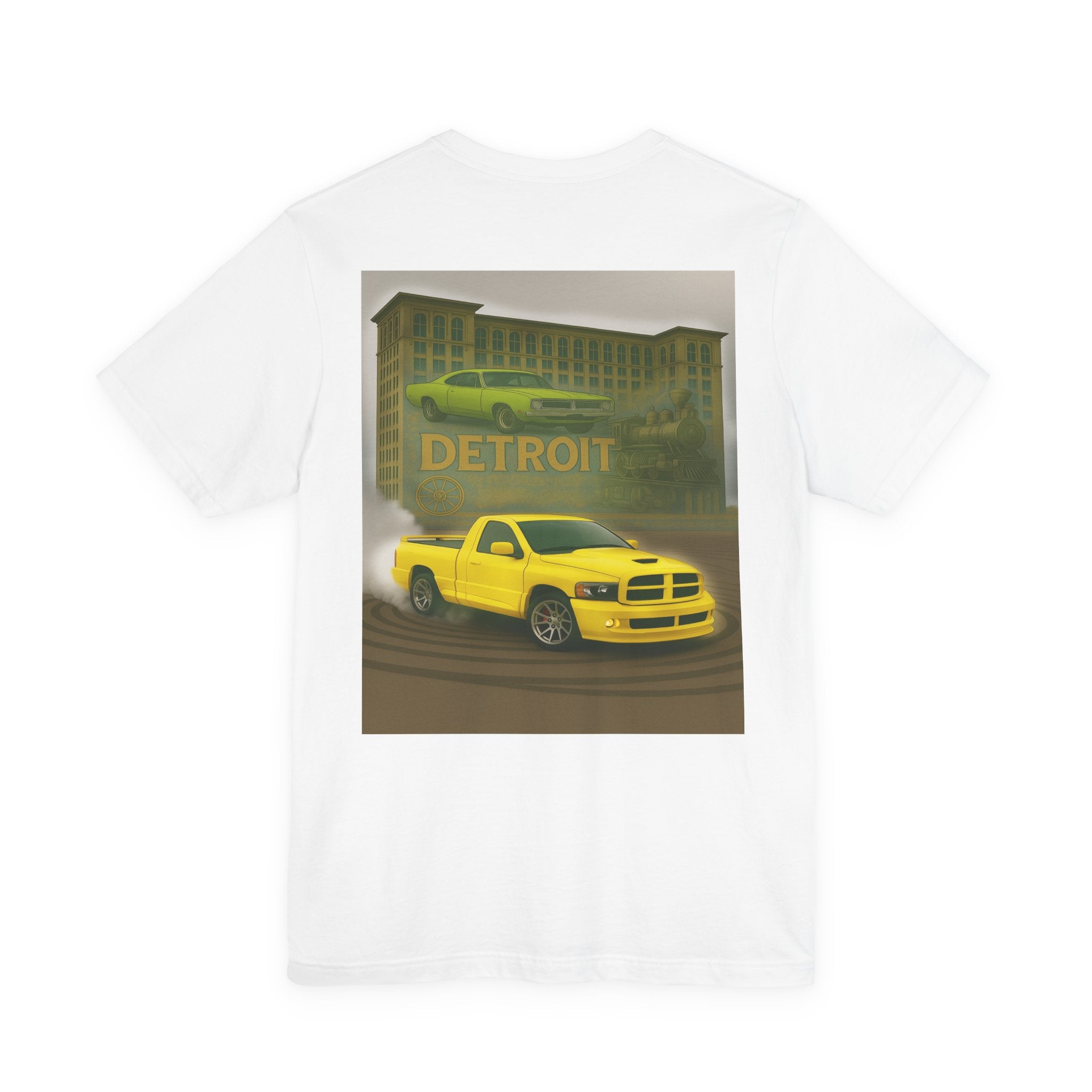 Dream Car Tee - Station Steel & Spray Paint - Yellow