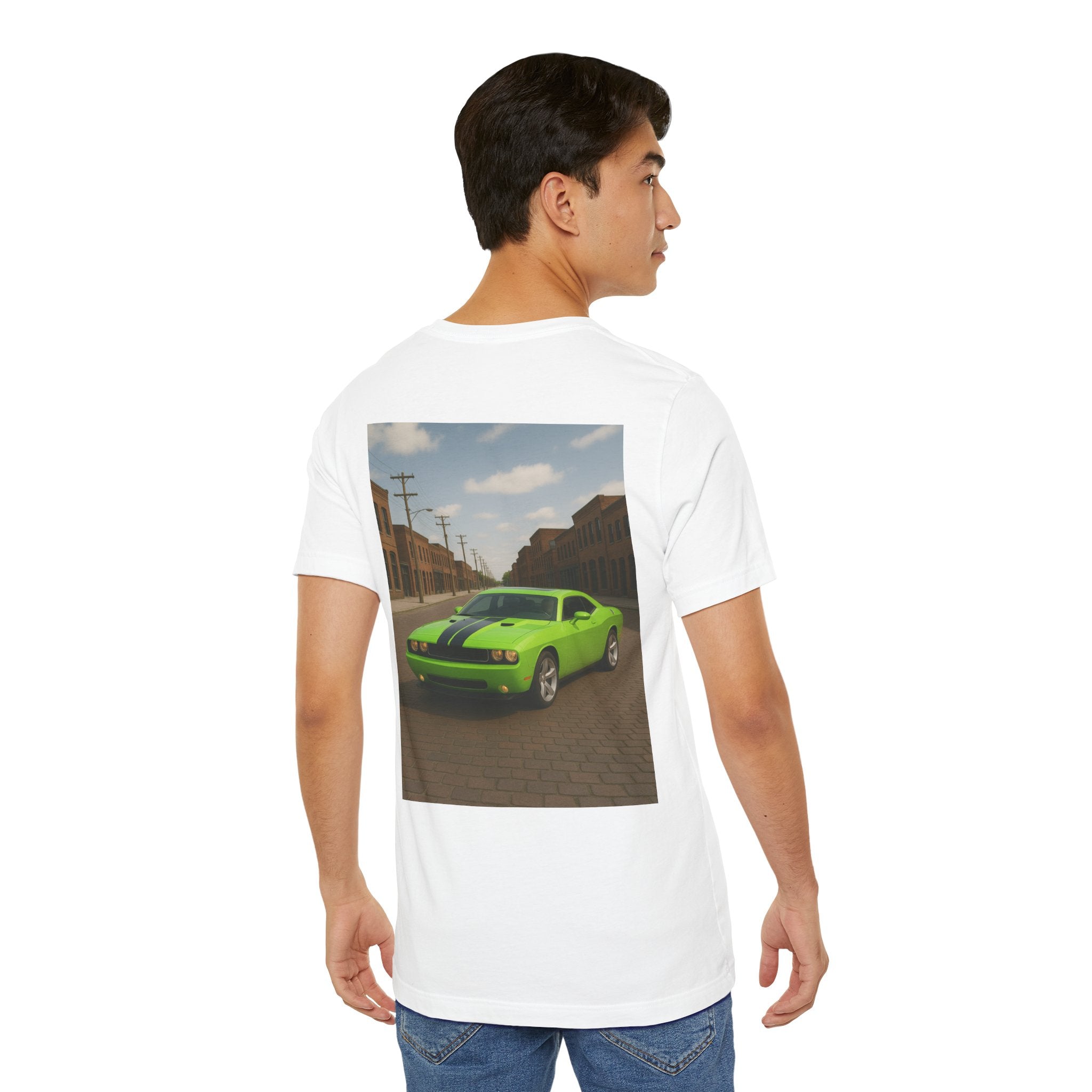 Dream Car Tee - Corktown Muscle Coupe - Lime Green