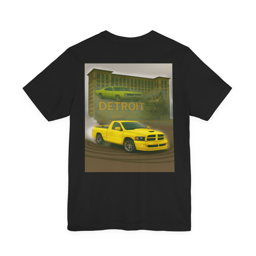 Dream Car Tee - Station Steel & Spray Paint - Yellow