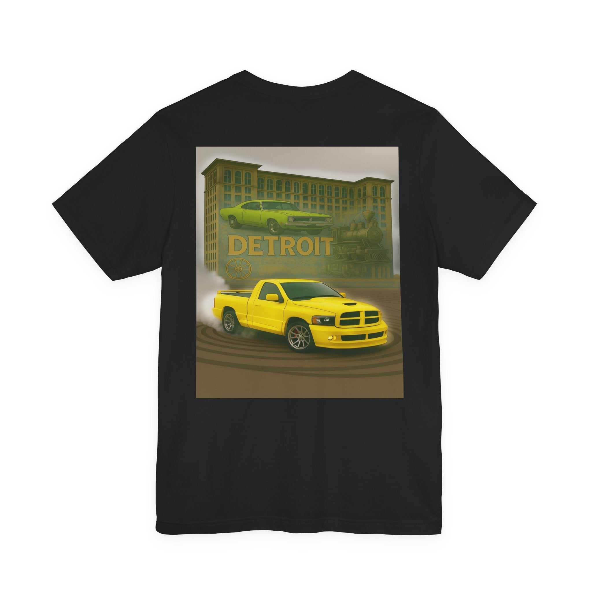 Dream Car Tee - Station Steel & Spray Paint - Yellow