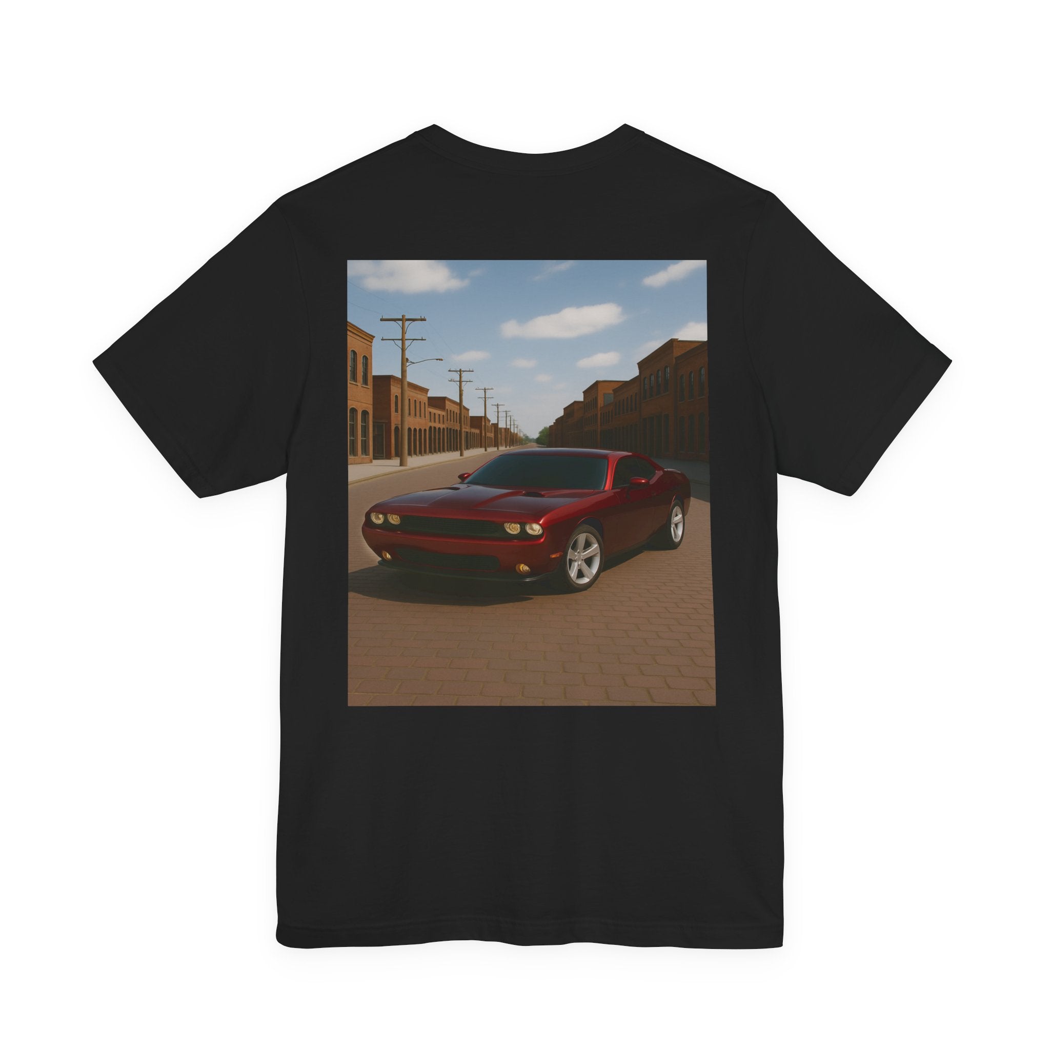 Dream Car Tee - Corktown Muscle Coupe - Dark Red