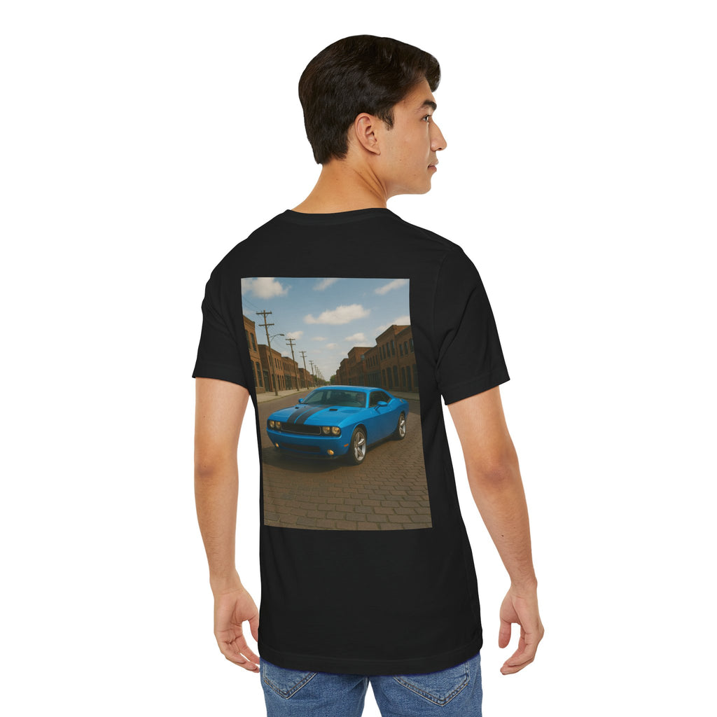 Dream Car Tee - Corktown Muscle Coupe - Light Blue