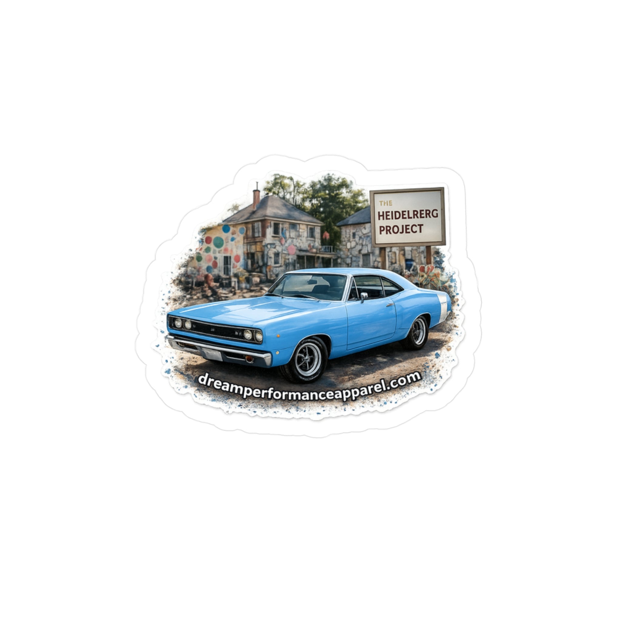 Motor City Mural Machine Sticker