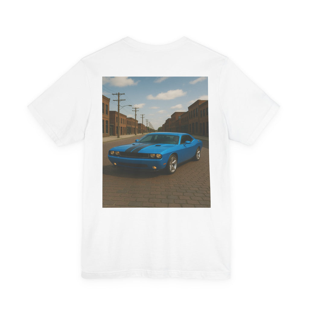 Dream Car Tee - Corktown Muscle Coupe - Light Blue
