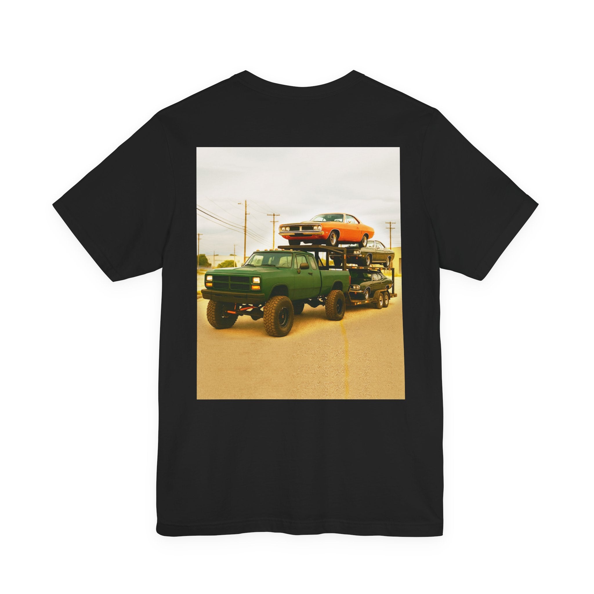 Dream Car Tee - Retro Medium Duty Diesel - Military Green