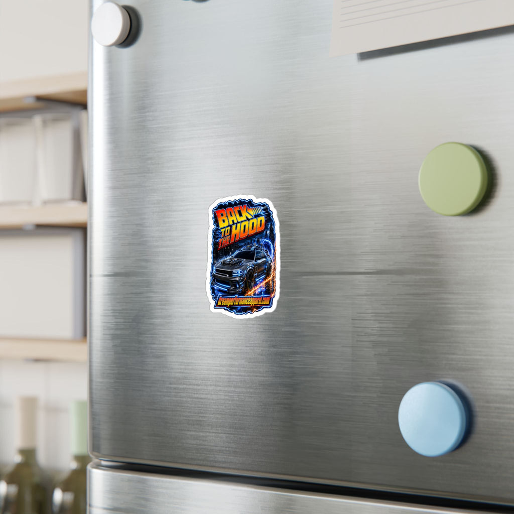 Back to the hood sticker