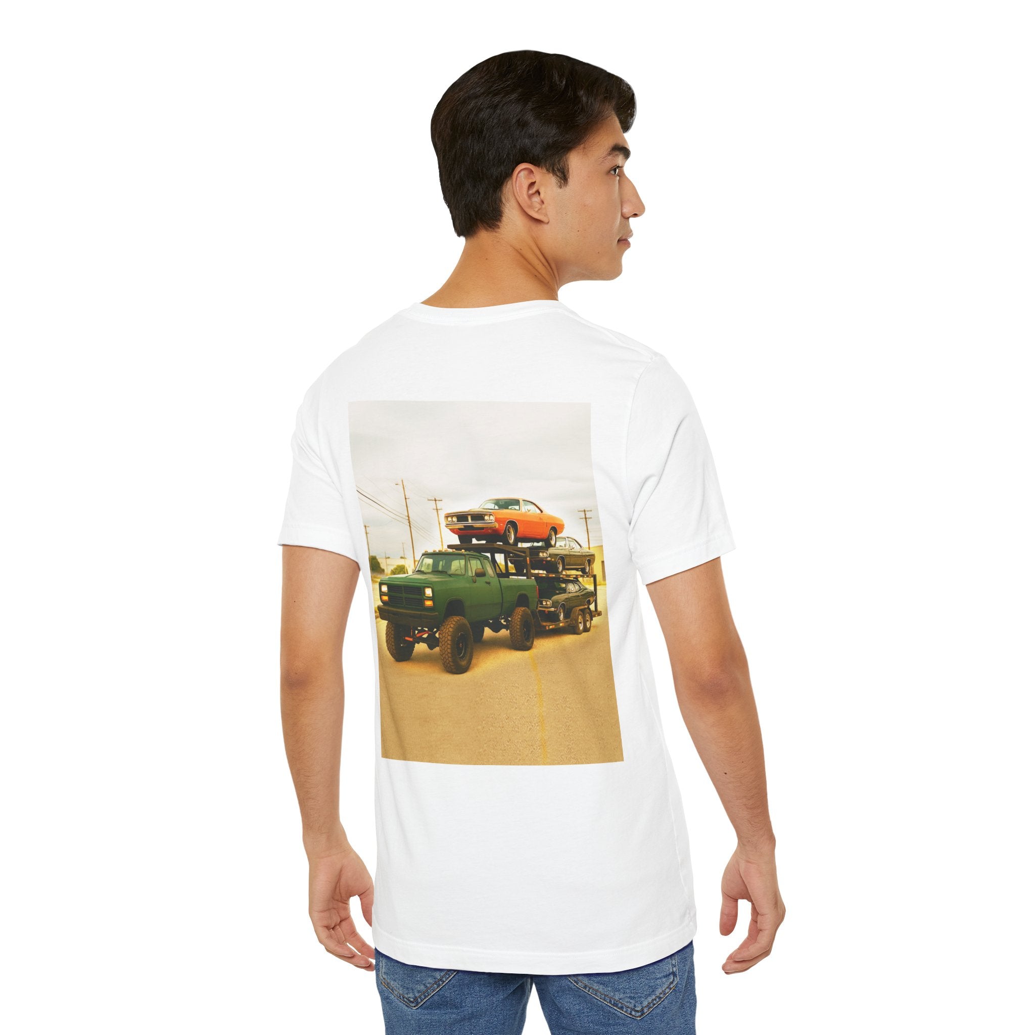 Dream Car Tee - Retro Medium Duty Diesel - Military Green