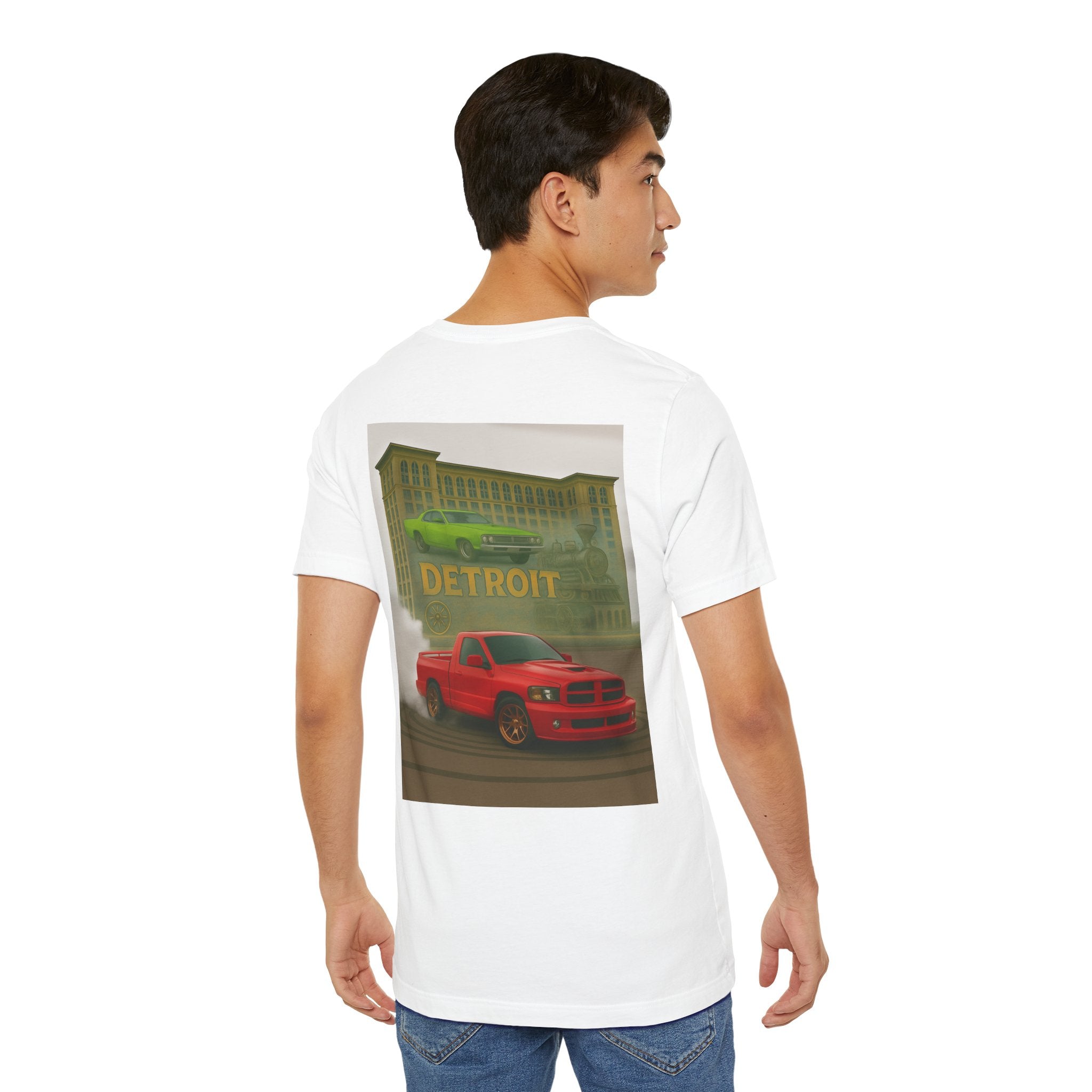 Dream Car Tee - Station Steel & Spray Paint - Red