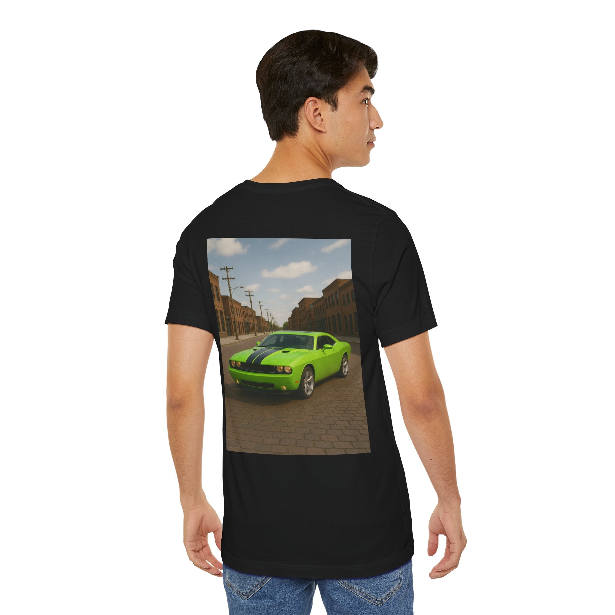 Dream Car Tee - Corktown Muscle Coupe - Lime Green