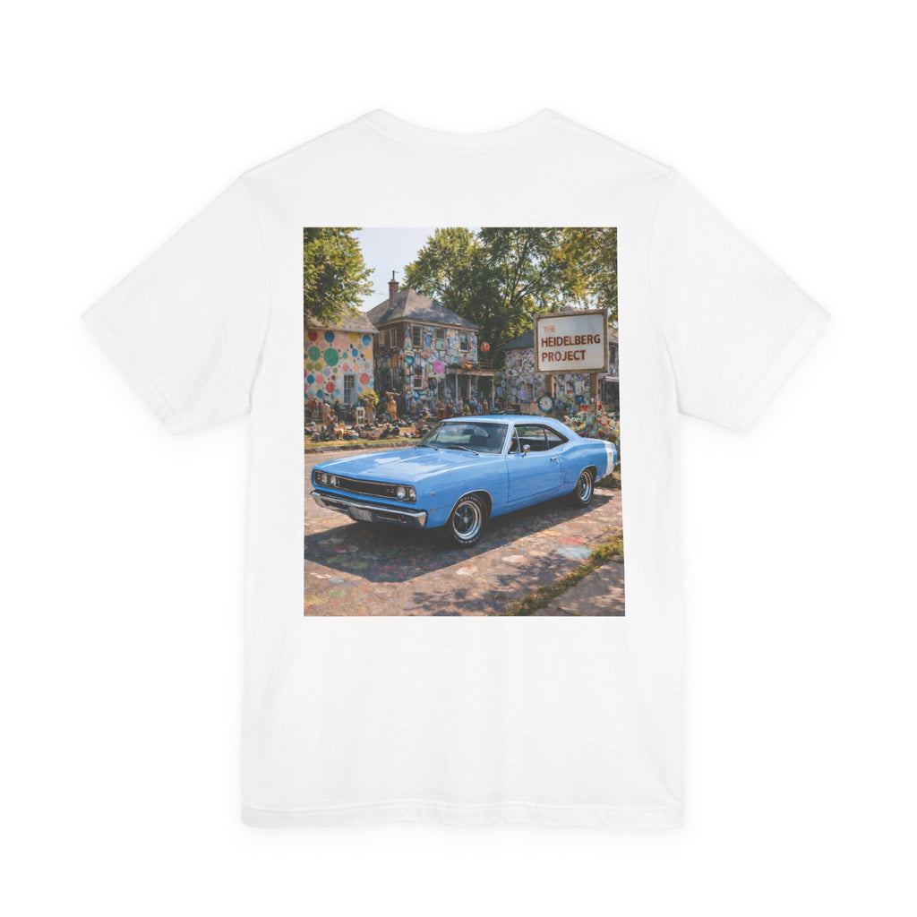 Dream Car Tee - Motor City Mural Machine Baby Blue