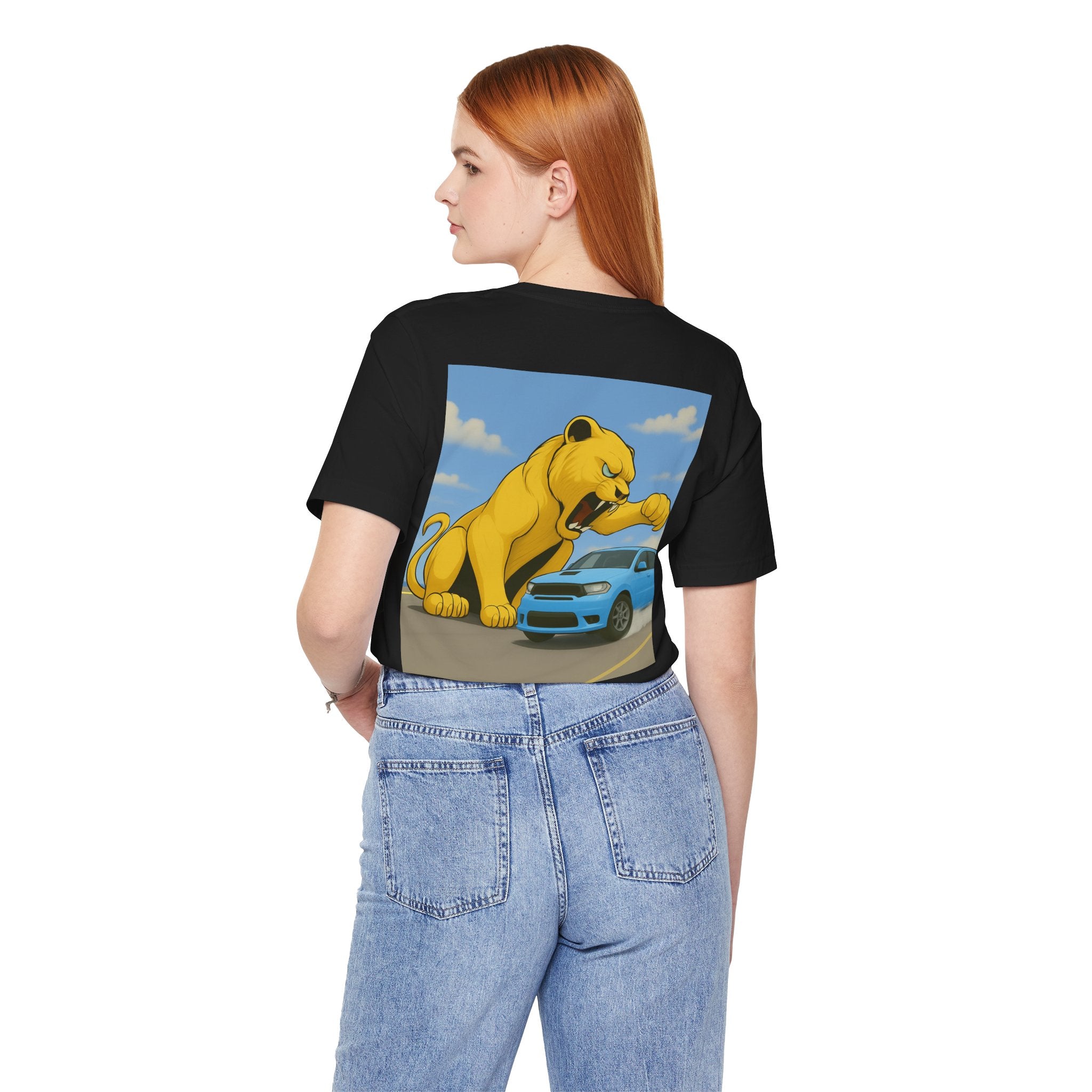 Dream Car Tee – Tiger Chasin Tail Lights - Light Blue