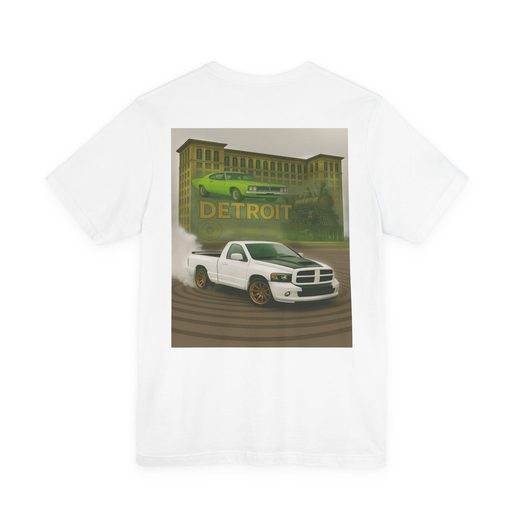 Dream Car Tee - Station Steel & Spray Paint - White