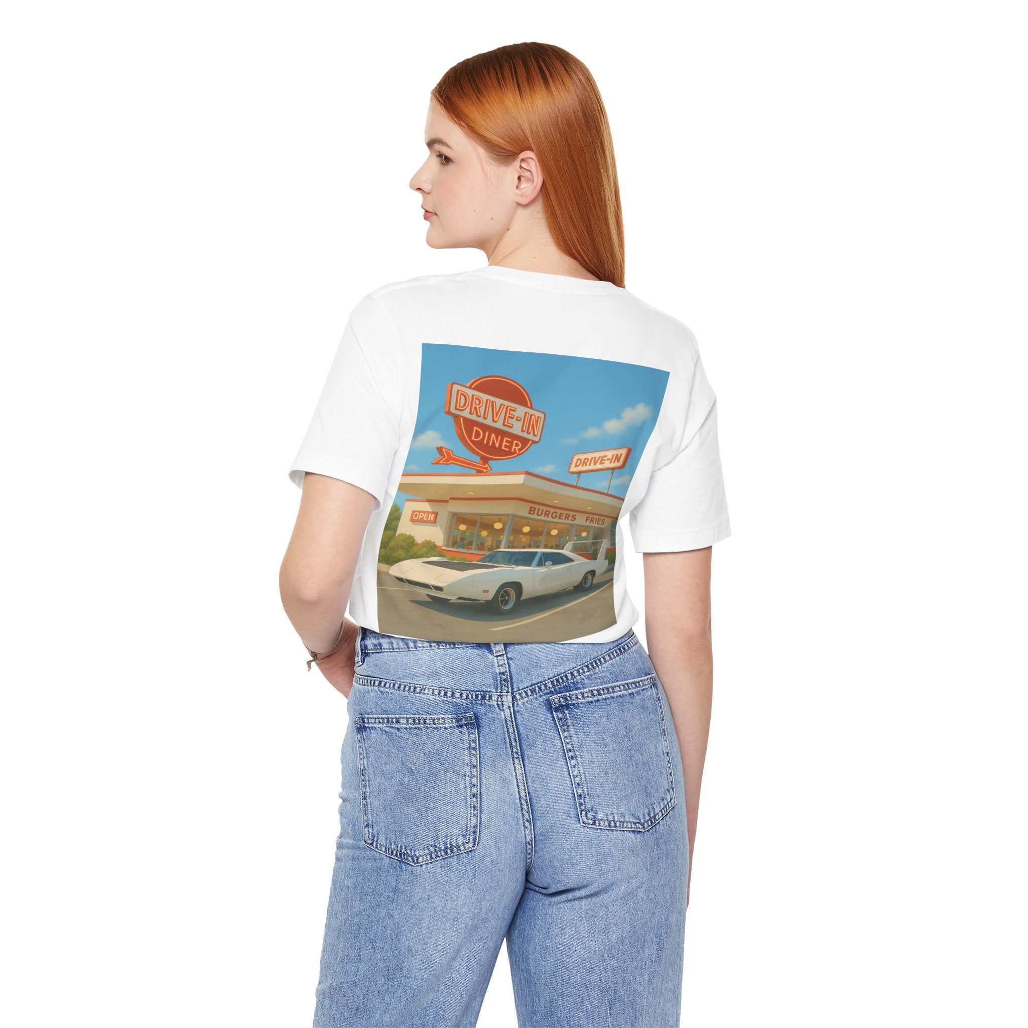 Dream Car Tee – Retro Aero Cruiser - White