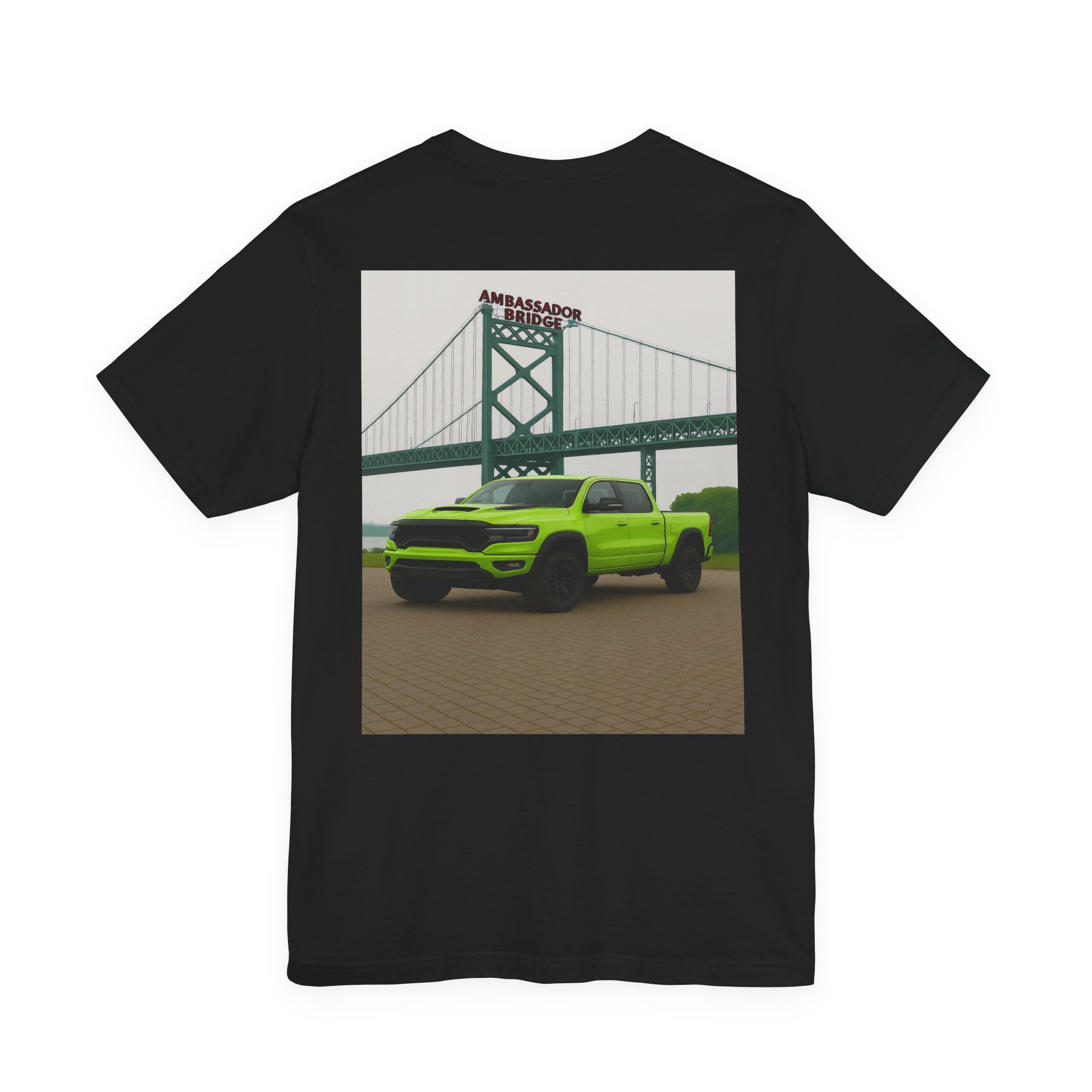 Dream Car Tee - Supercharged Street Pickup - Lime Green