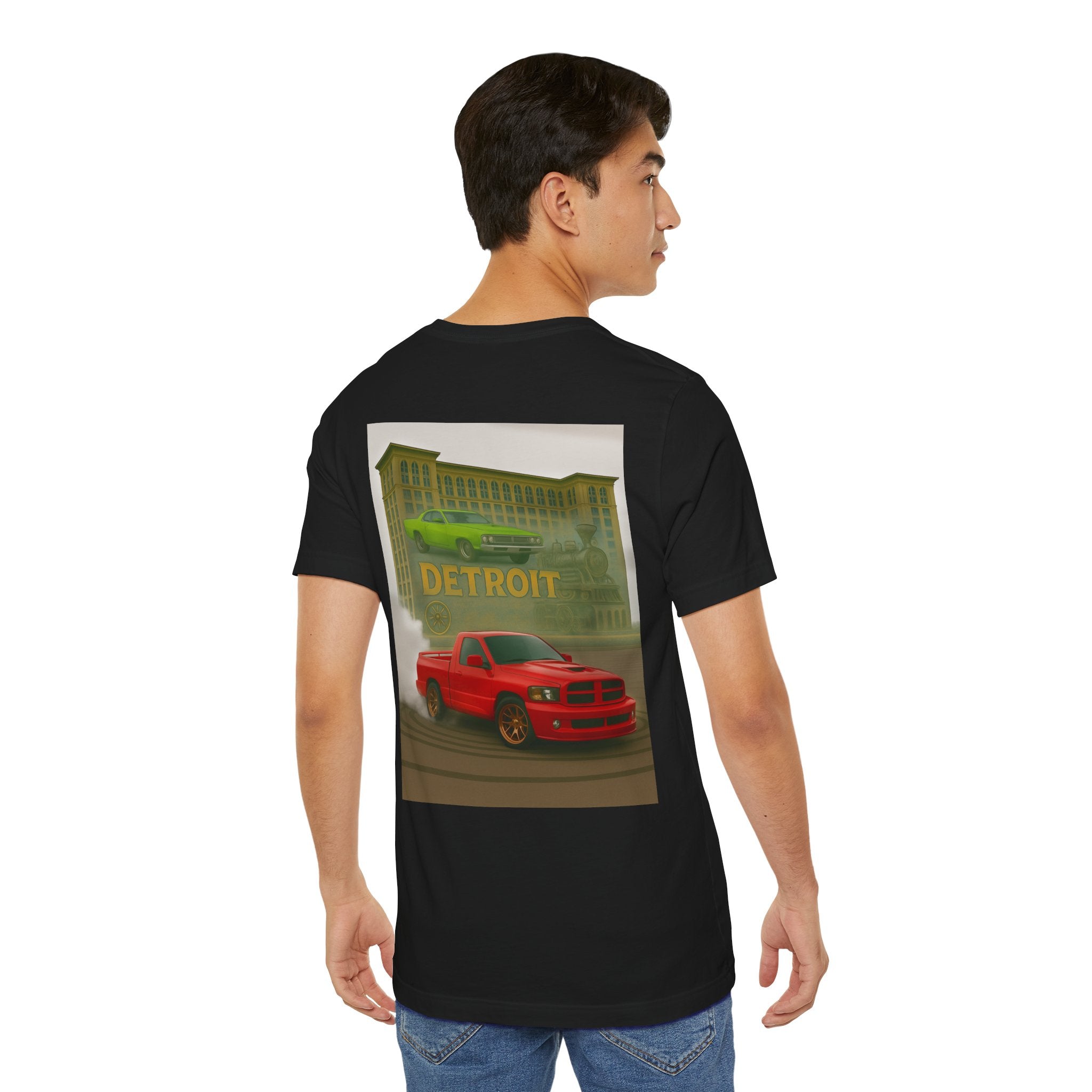 Dream Car Tee - Station Steel & Spray Paint - Red