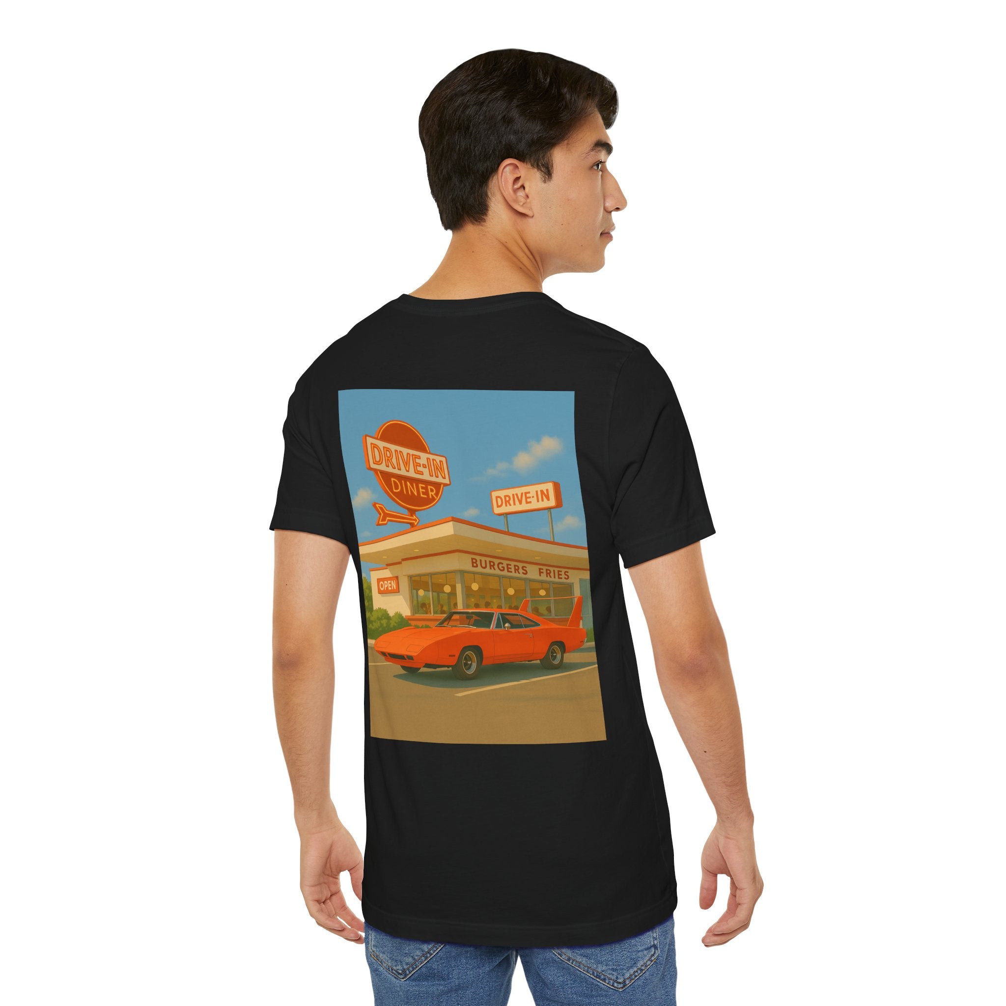 Dream Car Tee – Retro Aero Cruiser - Orange